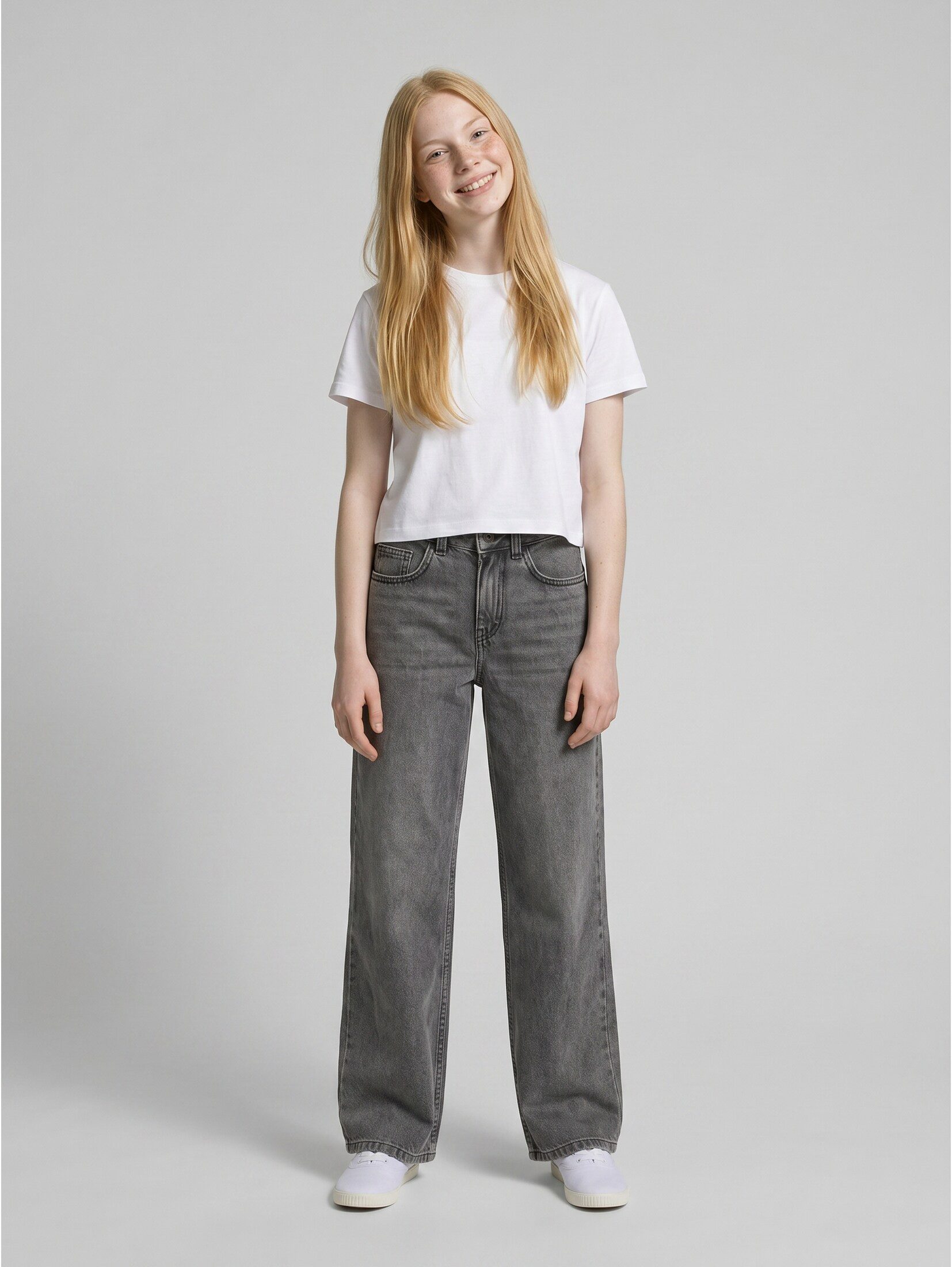 TOM TAILOR Weite Jeans Jeanshosen Wide Leg Jeans – Bild 5 von 5