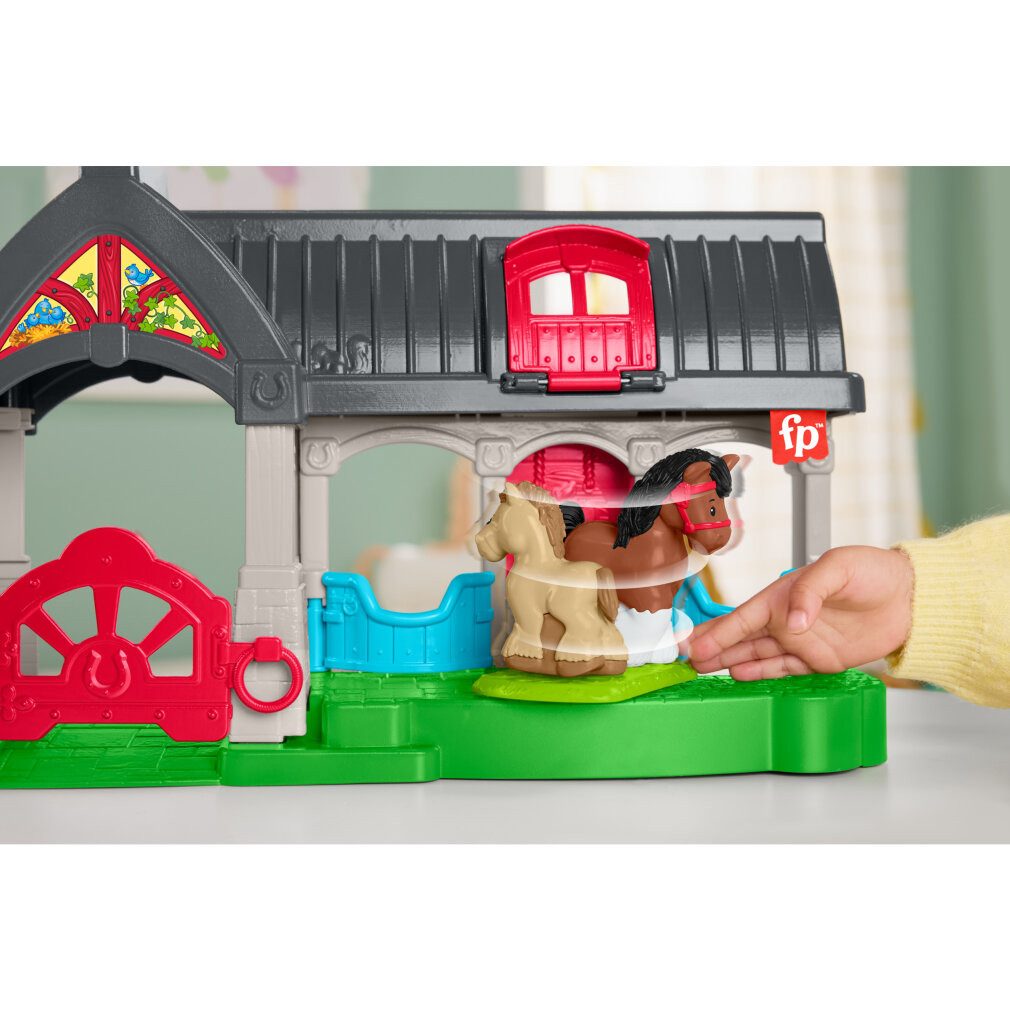 Mattel GmbH Babypuppe Fisher-Price Little People Stable Playset