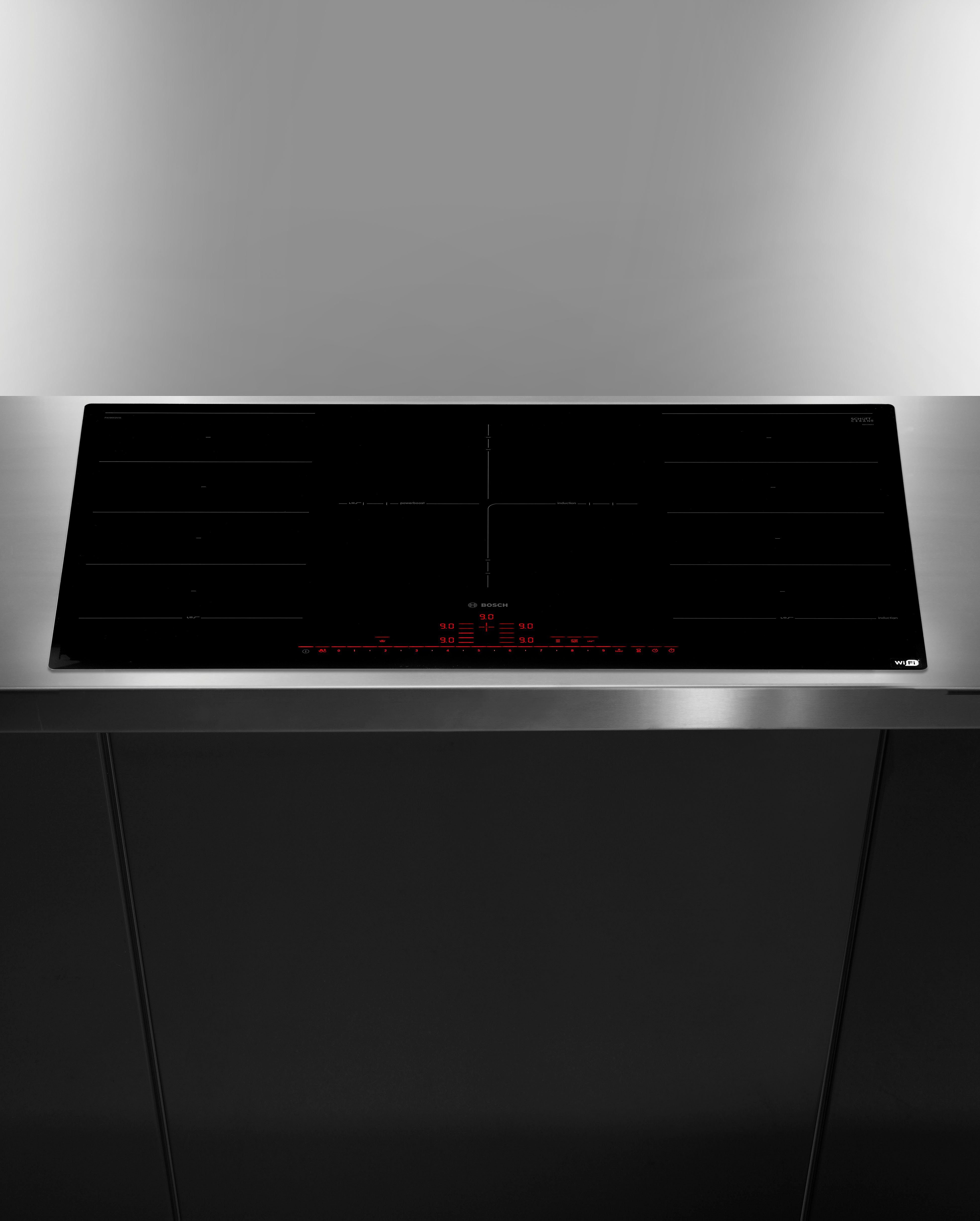 BOSCH Flex-Induktions-Kochfeld PXV901DV1E, DirectSelect Premium & flexible Flex Induction für große Töpfe