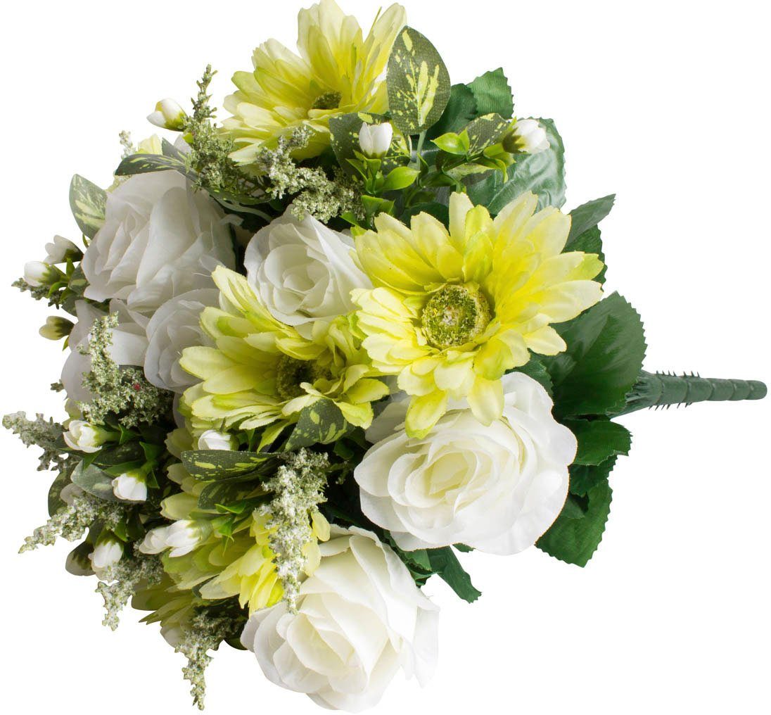 Kunstblume Rosen-Gerbera-Strauß Rose, Botanic-Haus, Höhe 43 günstig online kaufen