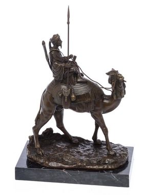 Aubaho Skulptur Bronzeskulptur Dromedar Beduine Orient Bronze Figur Kamel sculpture dr