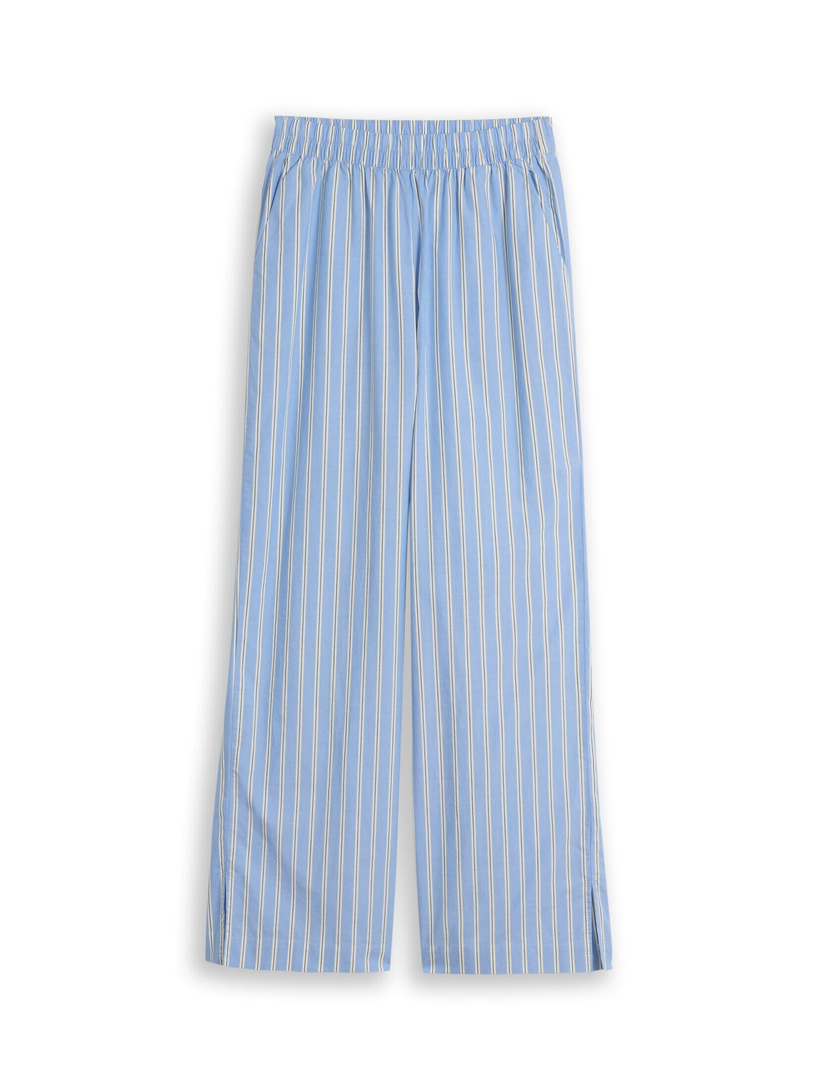TOM TAILOR Denim Stoffhose Hosen & Chino Wide Leg Hose mit Streifenmuster