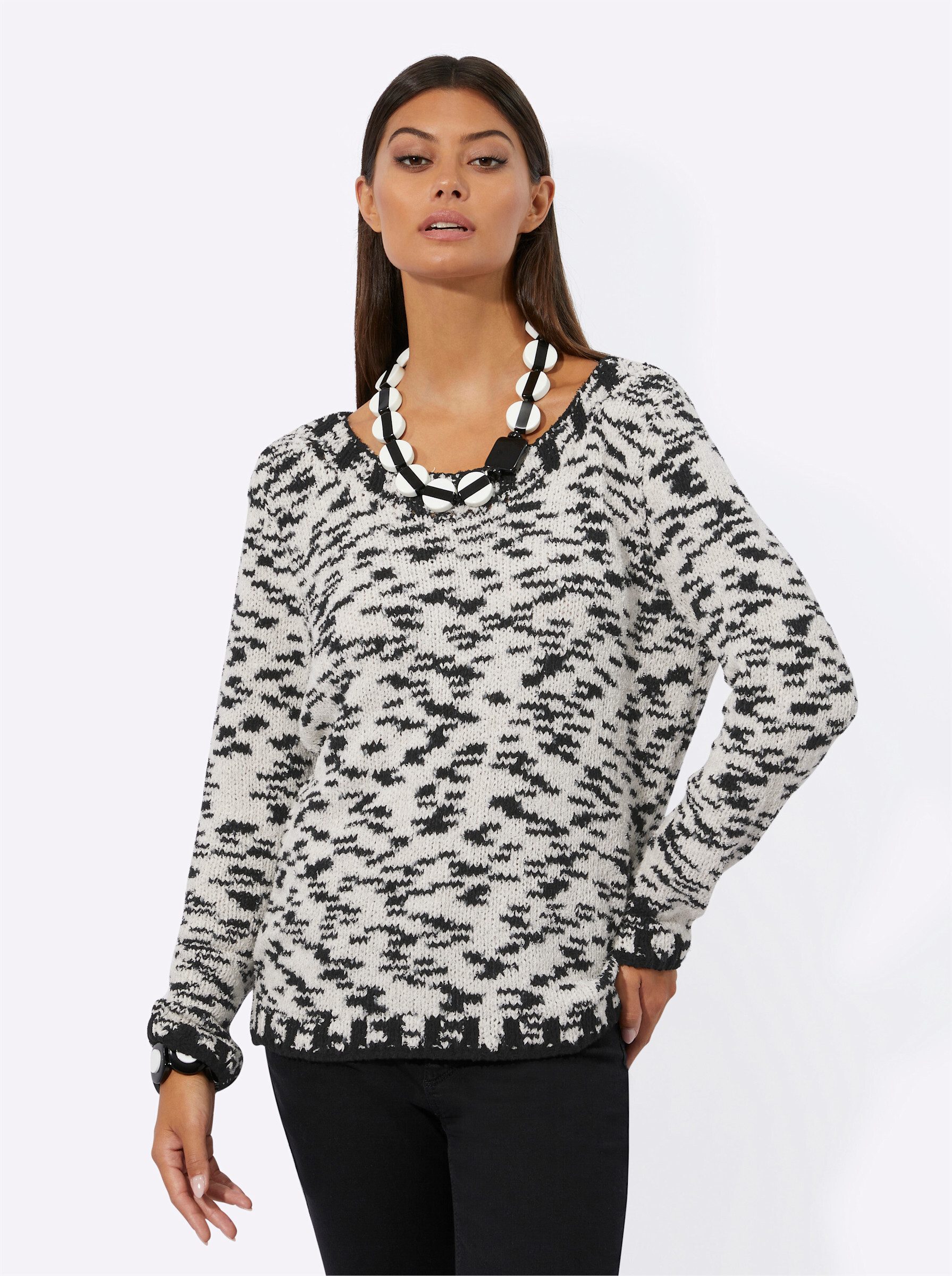 Strickpullover Langarm-Pullover