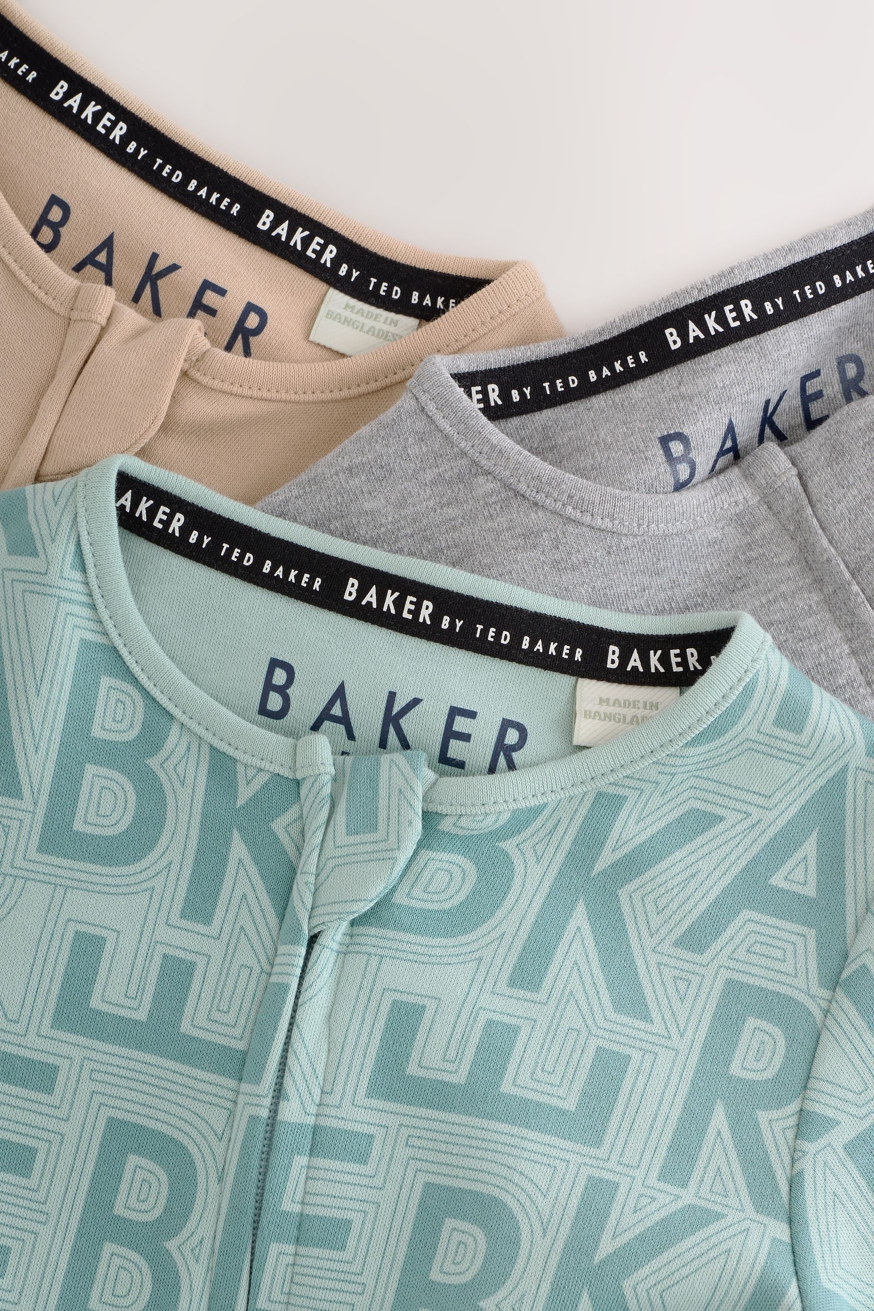 Baker by Ted Baker Schlafoverall Baker by Ted Baker Schlafanzüge Baumwolle, 3 Stk. (3-tlg)