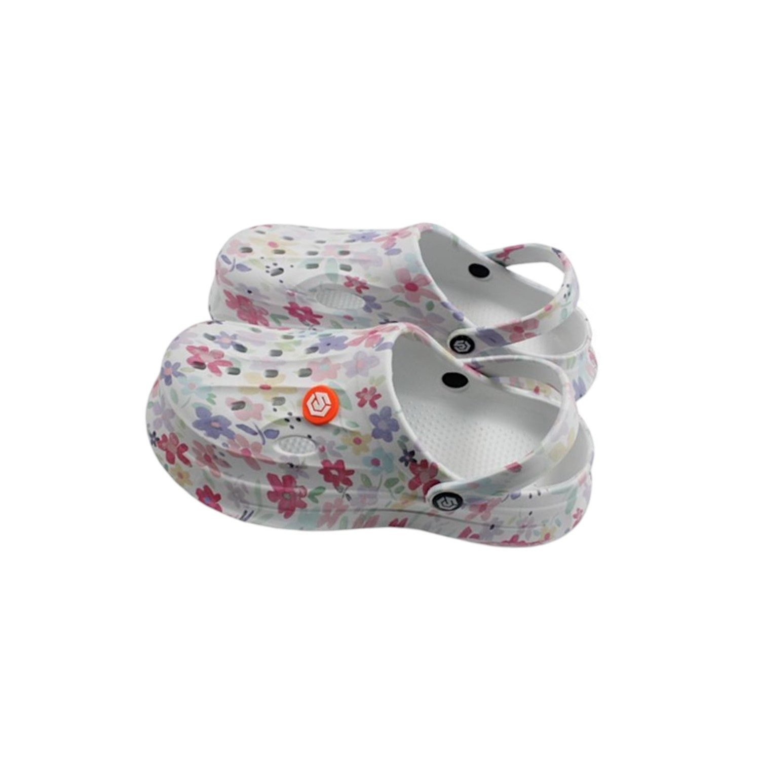 VewoTex Damen Clogs Blumen » günstige Damenschuhe » Blumenmuster Badeschlap günstig online kaufen