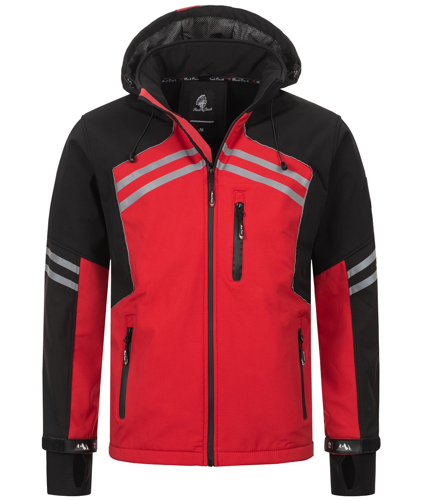 Rock Creek Softshelljacke Herren Softshelljacke Wanderjacke H-285