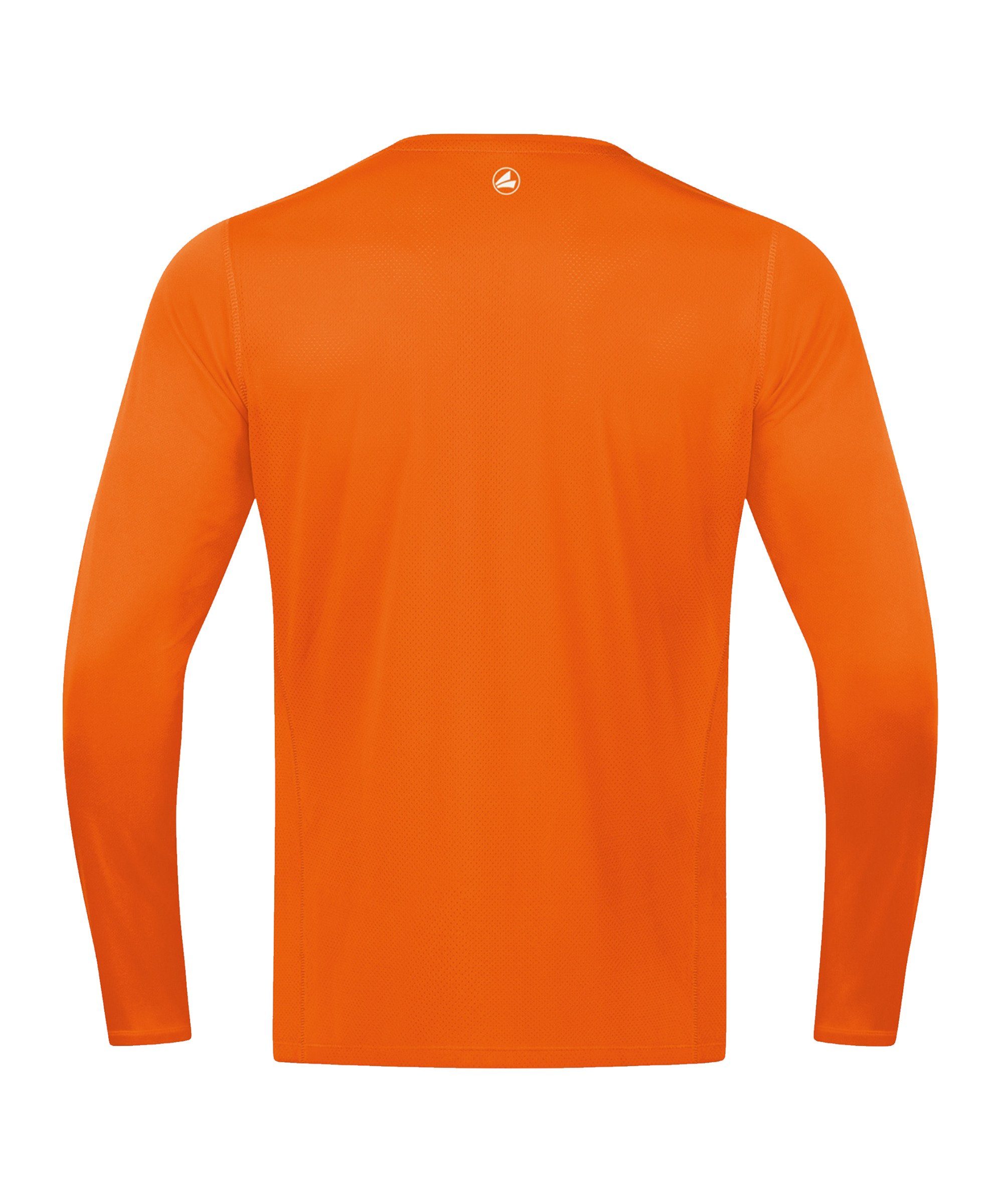 orange Sweatshirt default Running Jako Run Lauftop 2.0