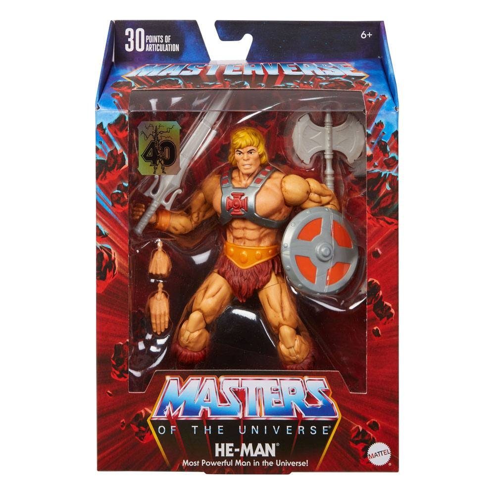 Mattel® Actionfigur Masters of the Universe Masterverse Actionfigur 2022  40th Anniversary He-Man 18 cm