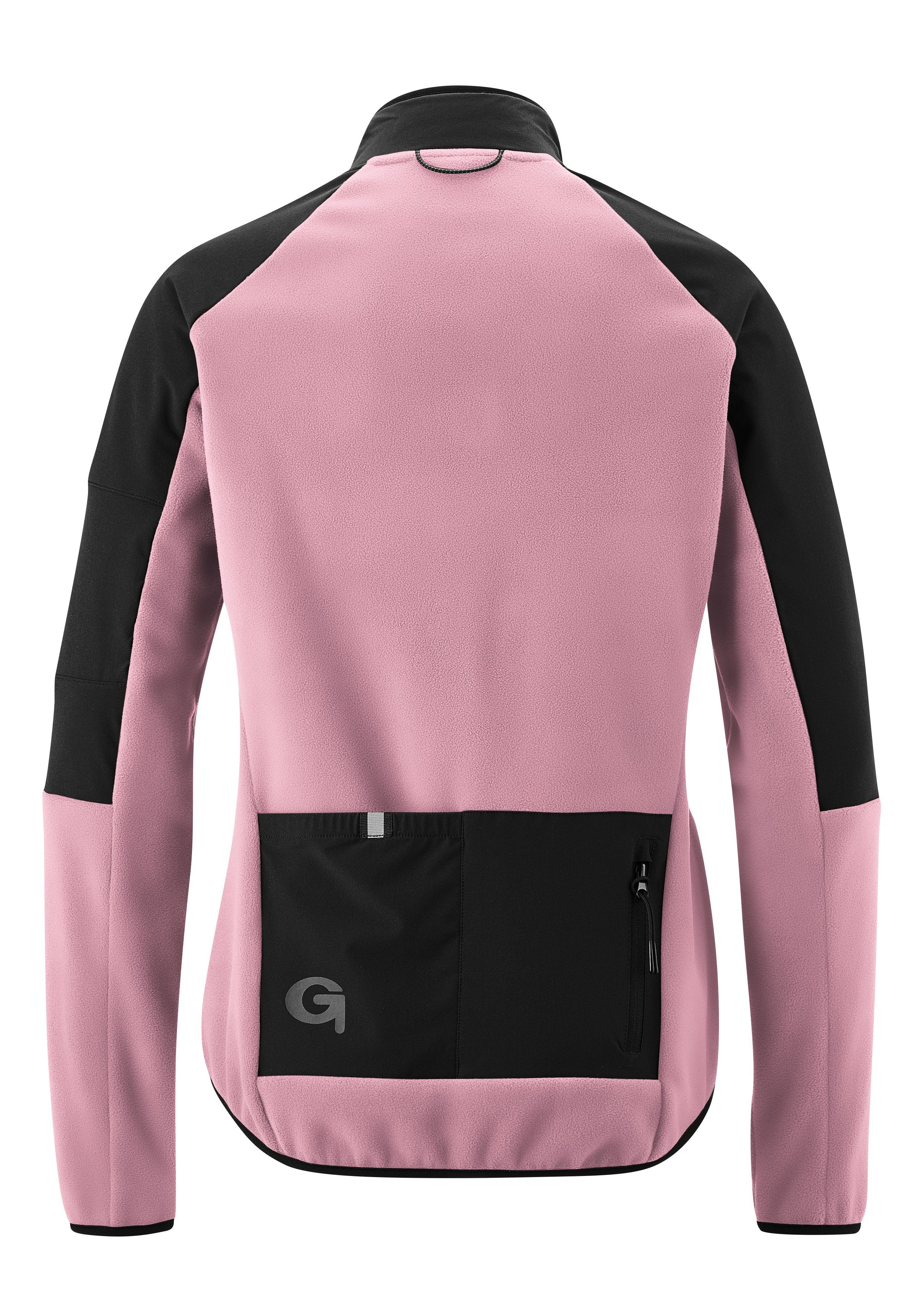 Gonso Radtrikot Adventure Jersey Fleece W Damen Fahrradtrikot langarm, weiches Fleece-Material, Full-Zip Trikot