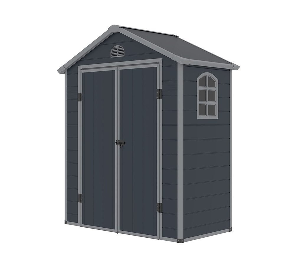 WESTMANN Gartenhaus Universo M, Barrierefreier Eingang, Ganzjährige Nutzung, LxHxB 92x190x226cm