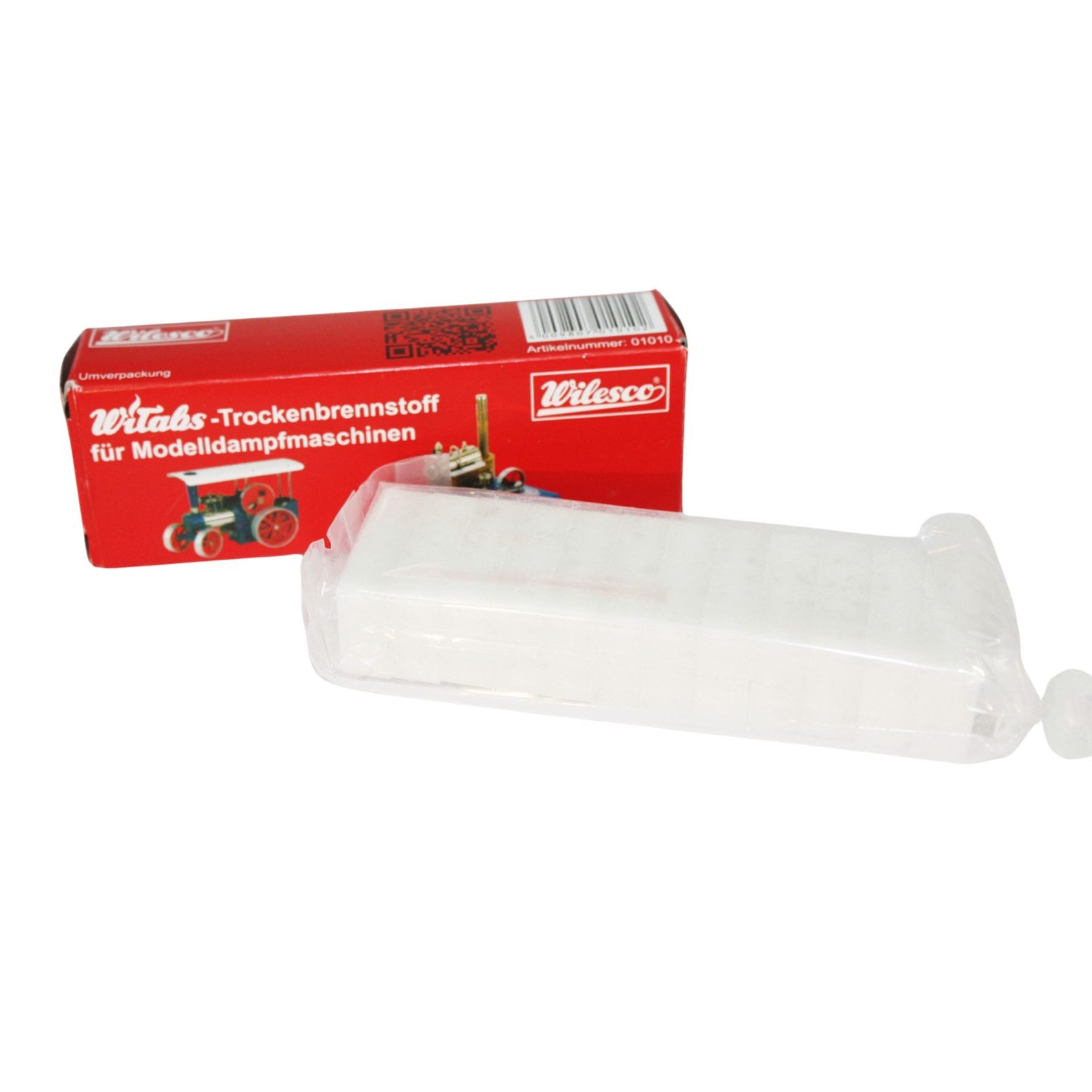 Wilesco Experimentierkasten Witabs Trockenbrennstoff für die Dampfmaschine Z81 Wilesco, (Set, 12-tlg., 1), 12 Tabletten in einem Päckchen