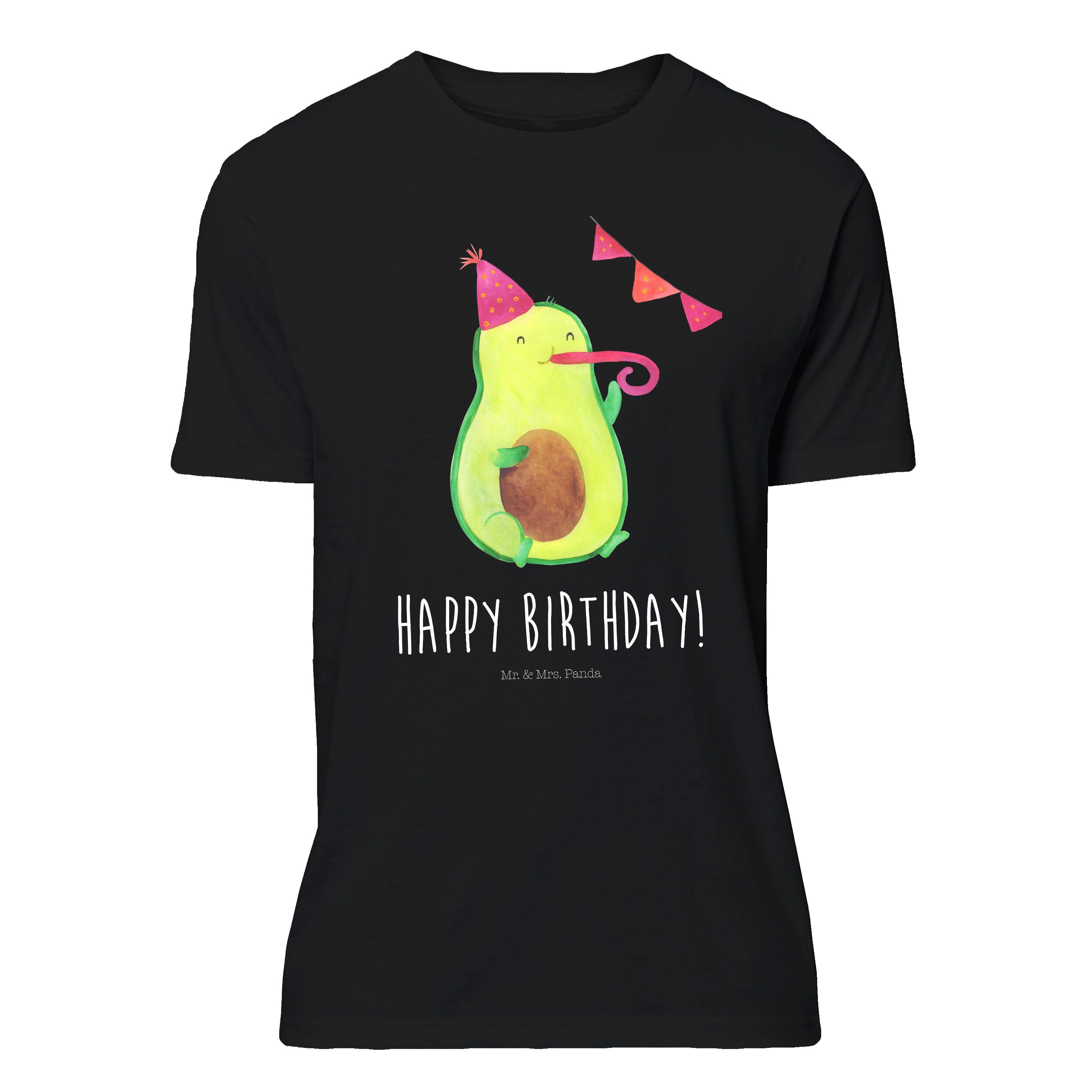 T-Shirt Avocado Birthday - Schwarz - Shirt, T-Shirt