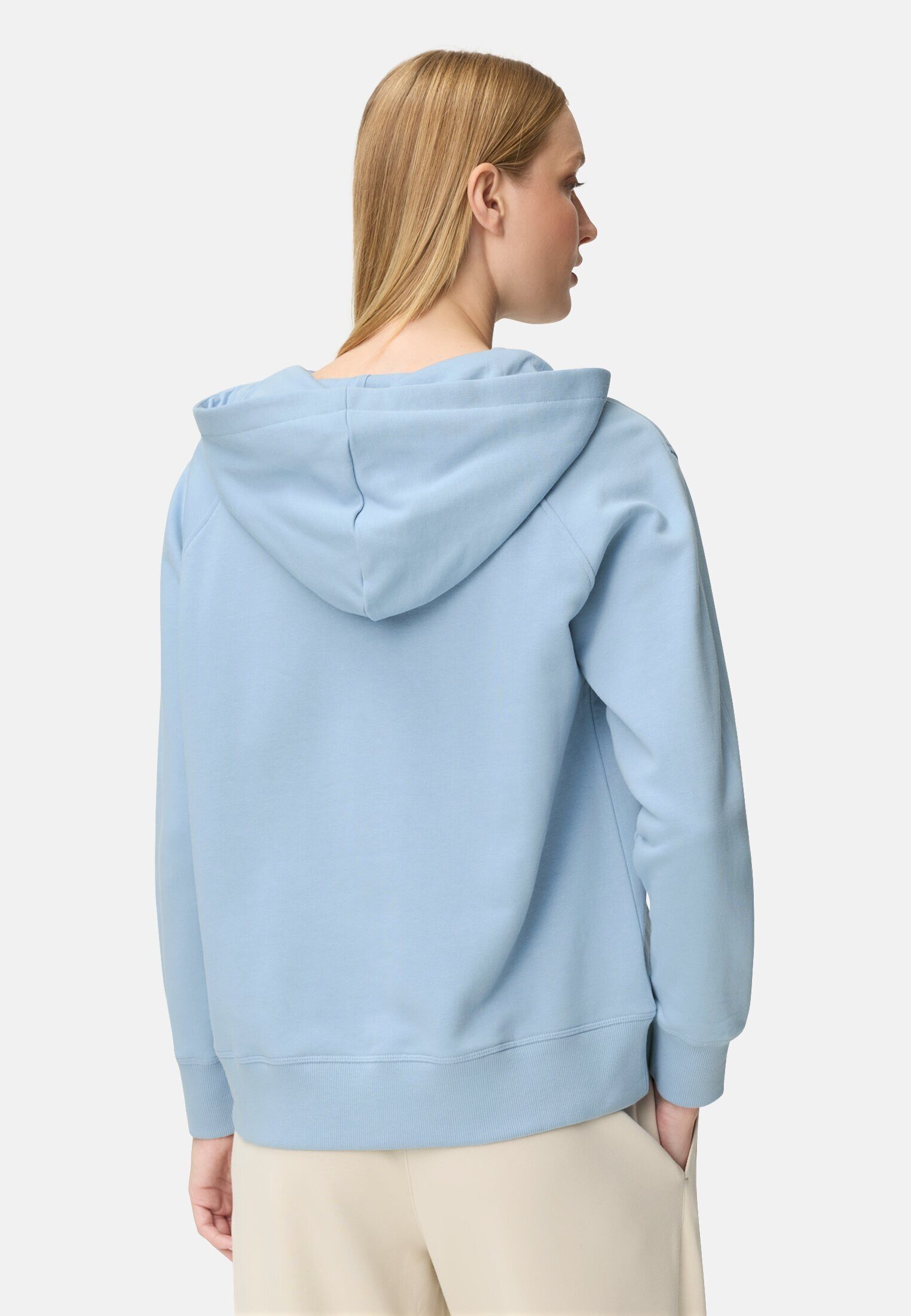 camel active Hoodie aus reiner Baumwolle Langarm – Bild 2 von 5