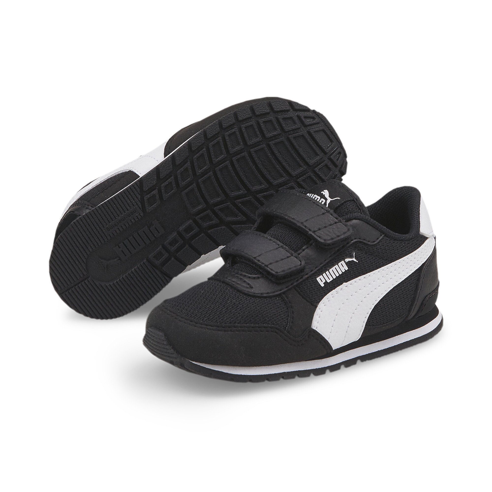 Runner PUMA Sneaker Black V Sneakers ST Mesh White Kinder v3