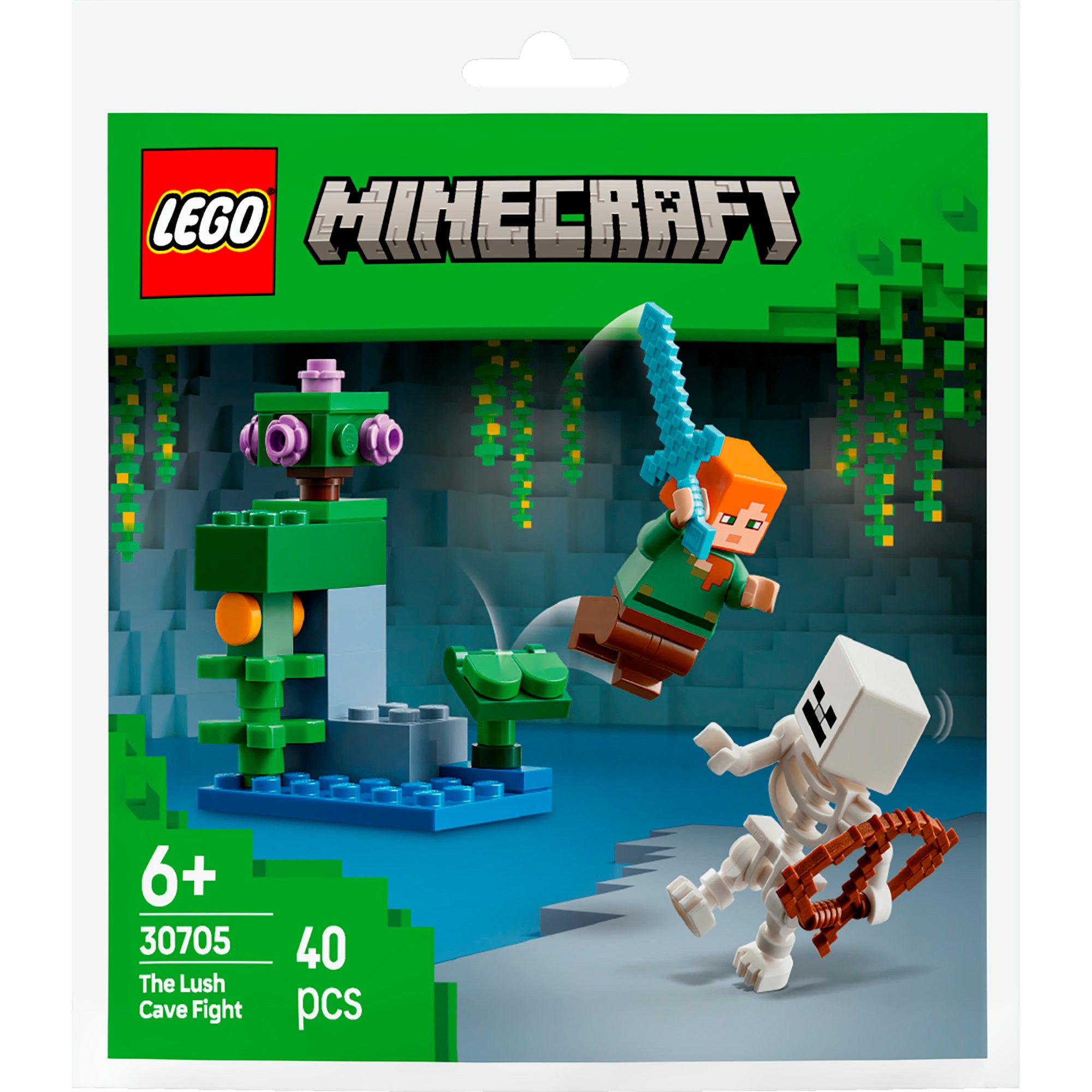 LEGO® LEGO Minecraft Showdown in der Üppigen Höhle, Spielbausteine günstig online kaufen
