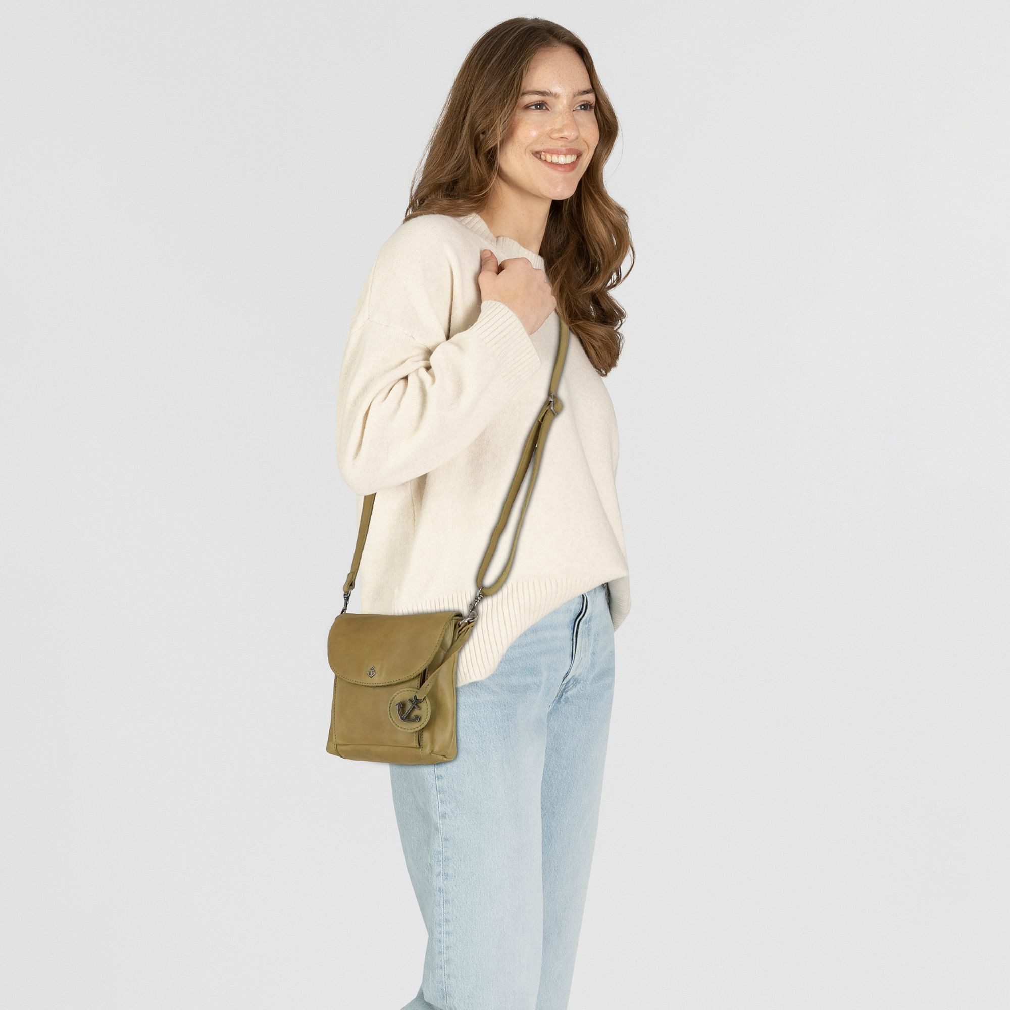 HARBOUR 2nd Schultertasche Anchor Love, Leder