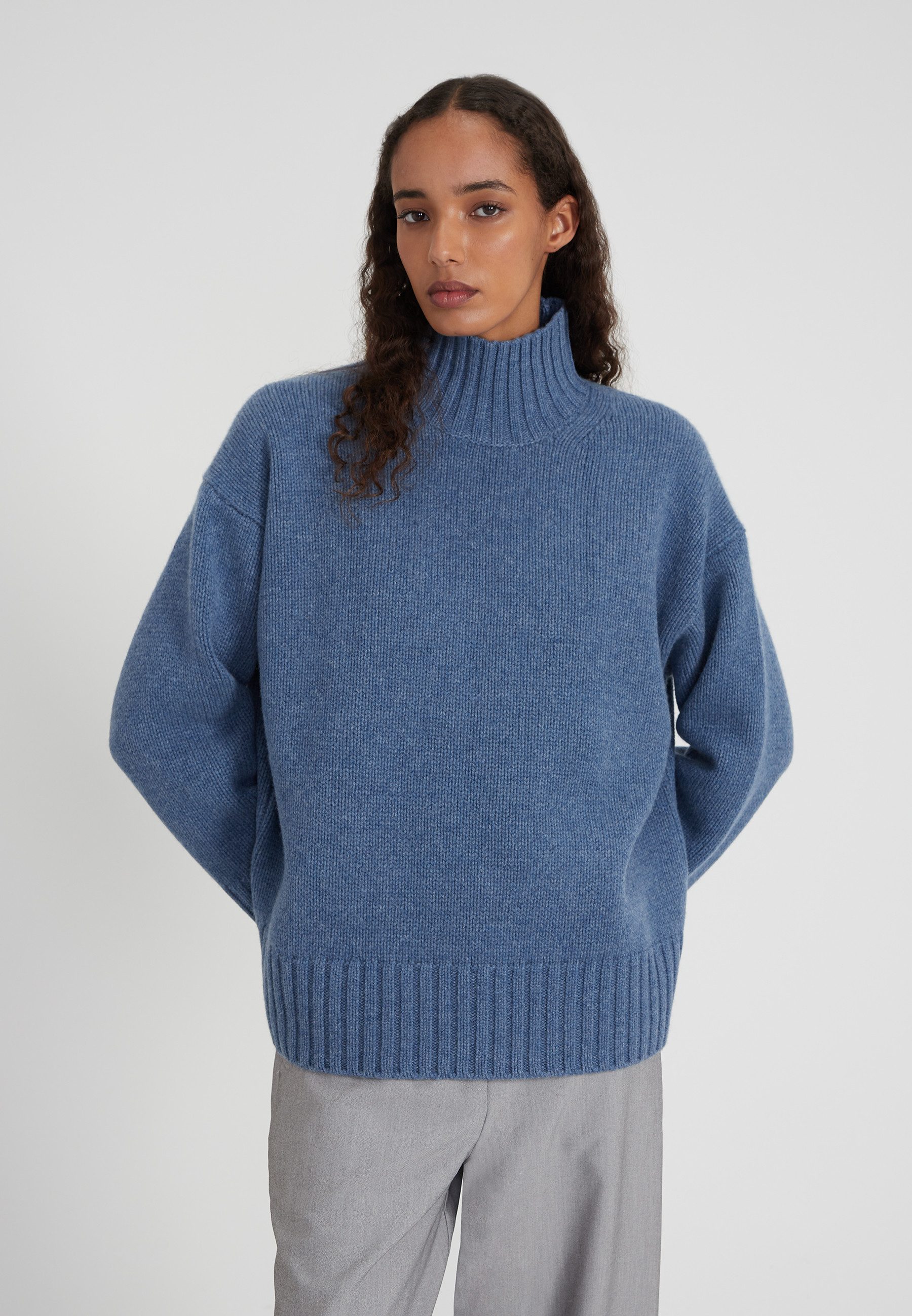 Style Republic Rollkragenpullover Merino-Kaschmir Gemisch OVERSIZED BOXY