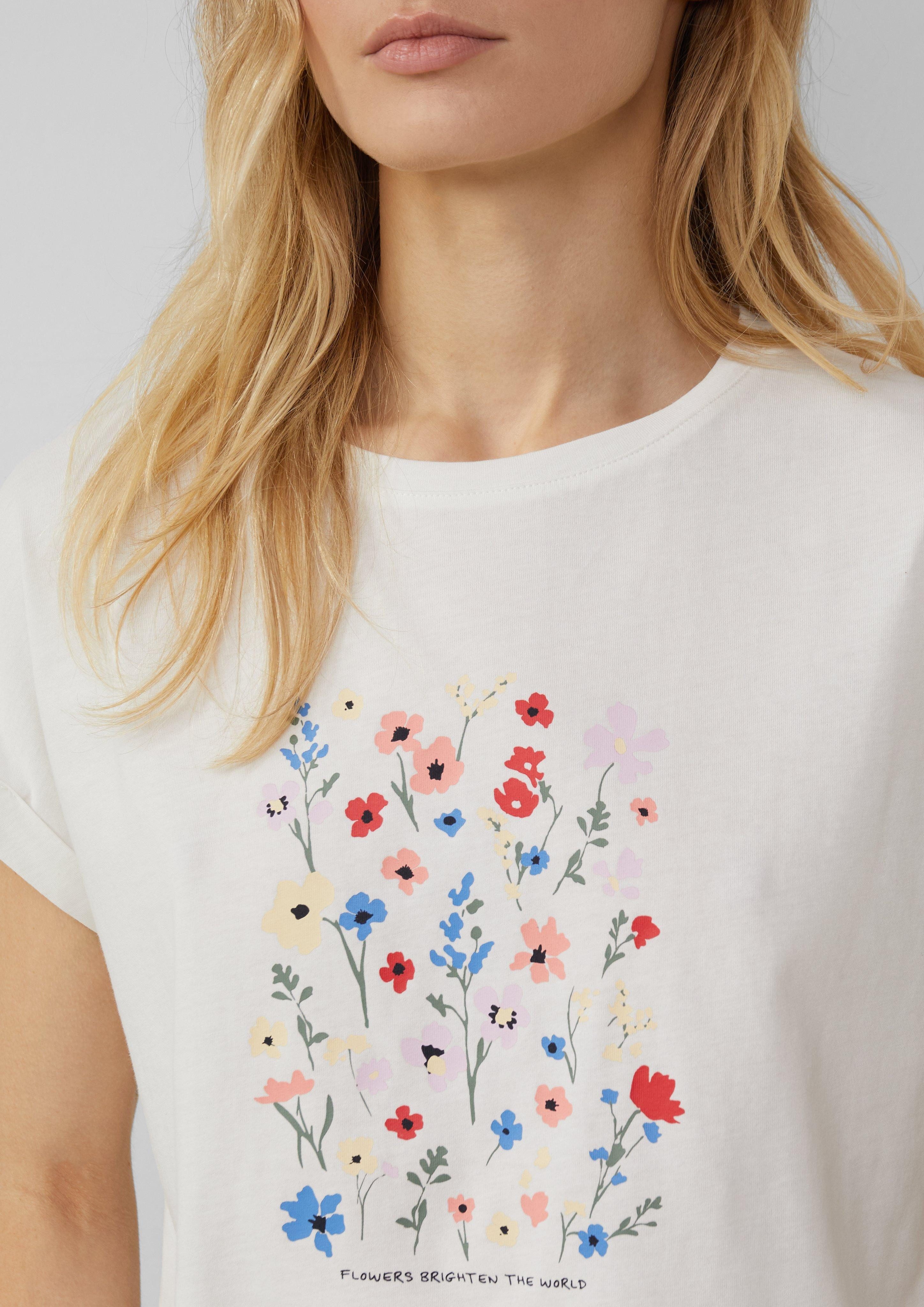 s.Oliver Shirttop T-Shirt mit Frontprint im günstig online kaufen