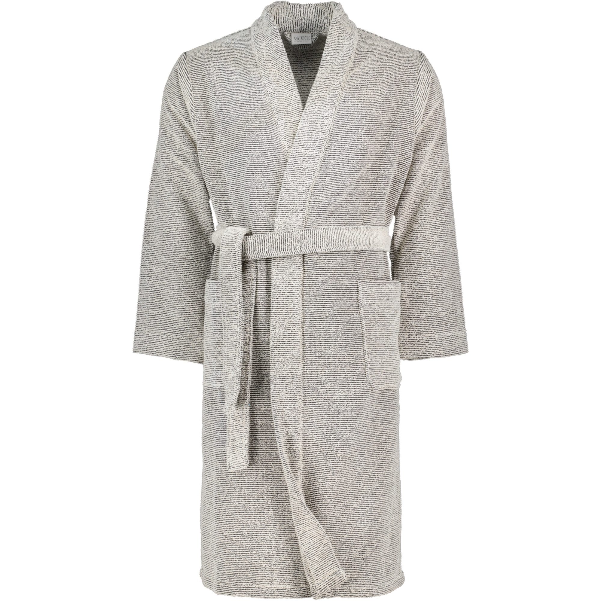 Möve Unisex-Bademantel Eden Kimono Velours, Kimono, 90% Baumwolle, 10% Leinen