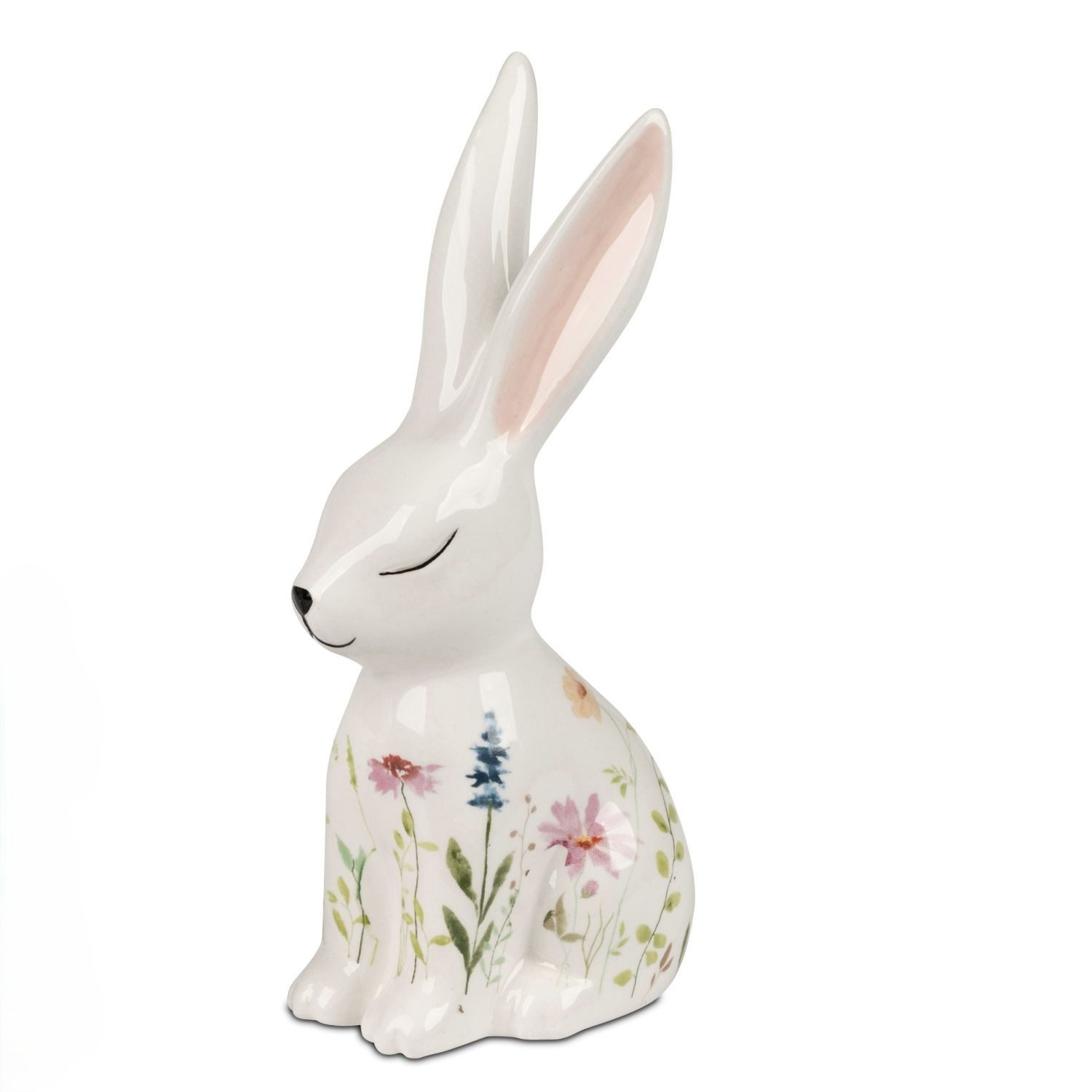 formano Dekofigur Osterzeit, Höhe: 15cm, Farbe: Weiß, Motiv: Hase