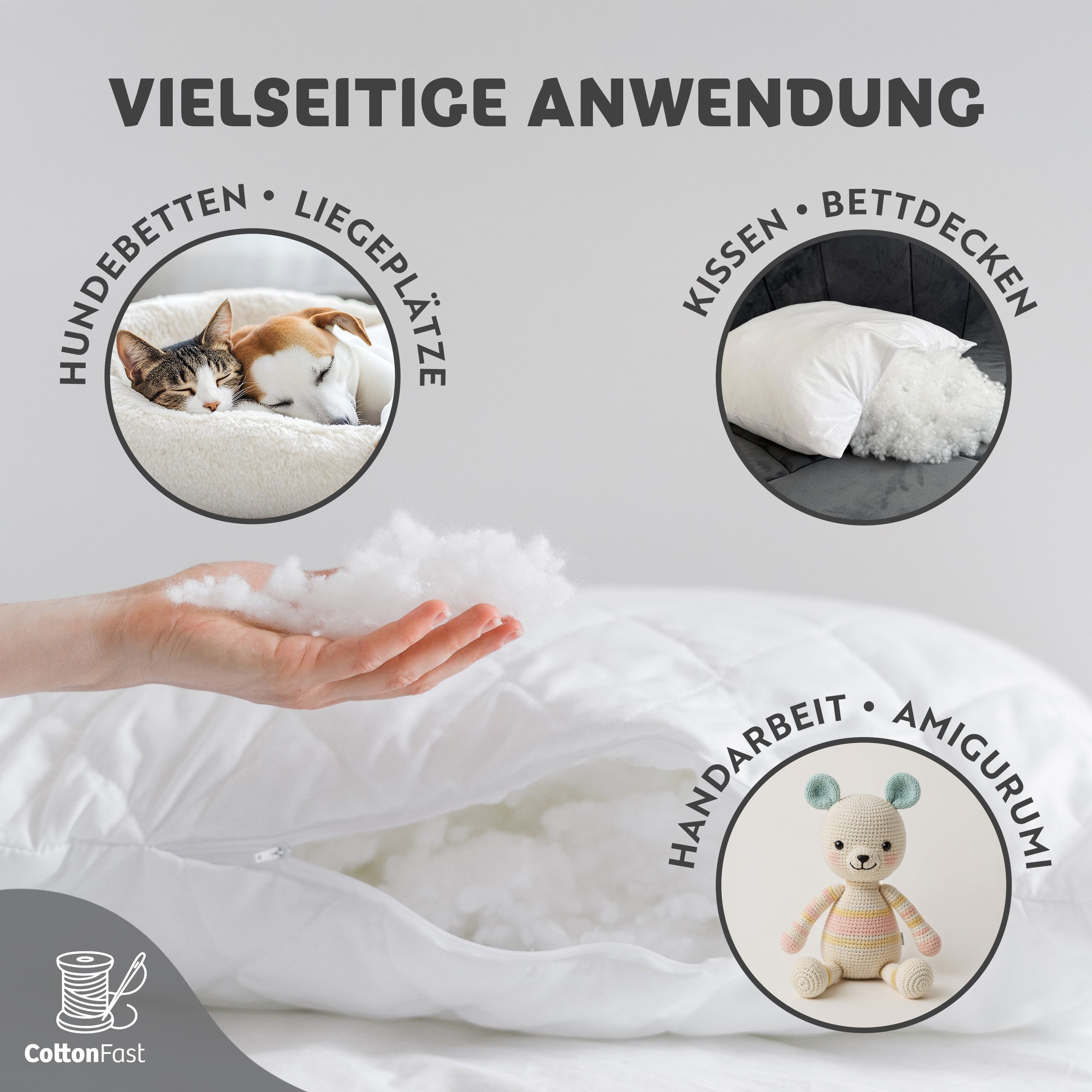 Loolay Kissenfüllung Füllwatte Füllung für Kissen günstig online kaufen