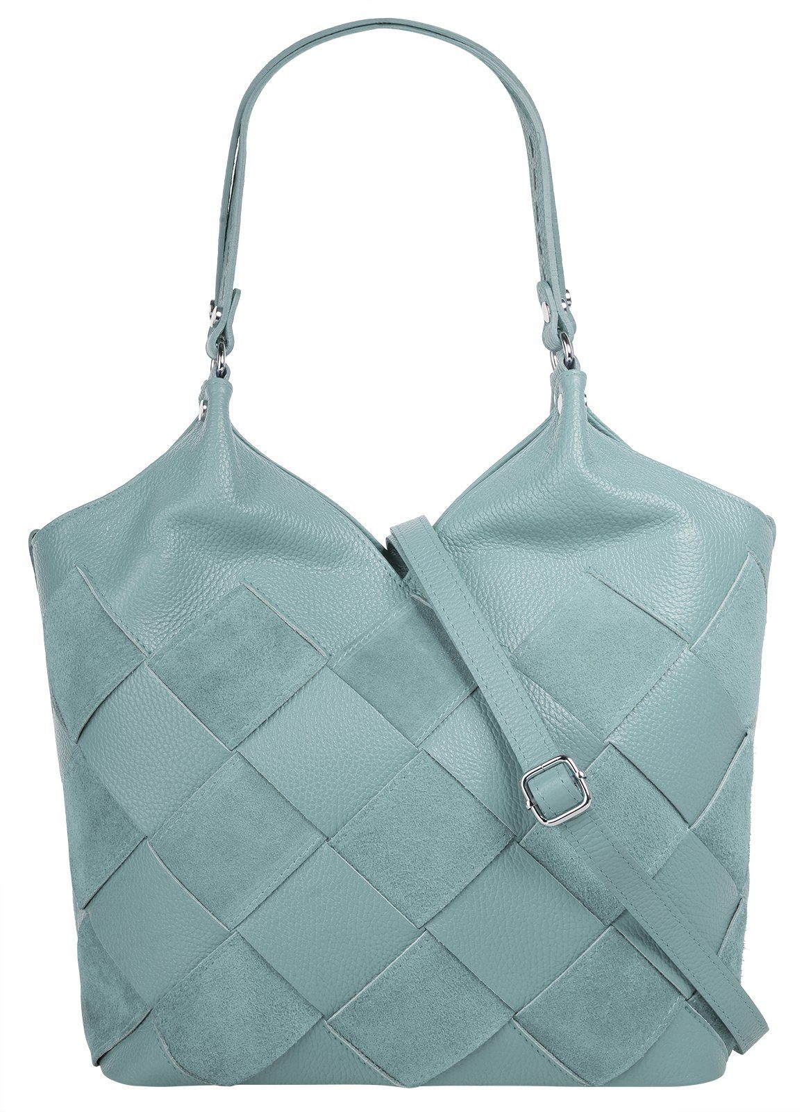 Samantha Look Shopper, echt Leder, Made in Italy