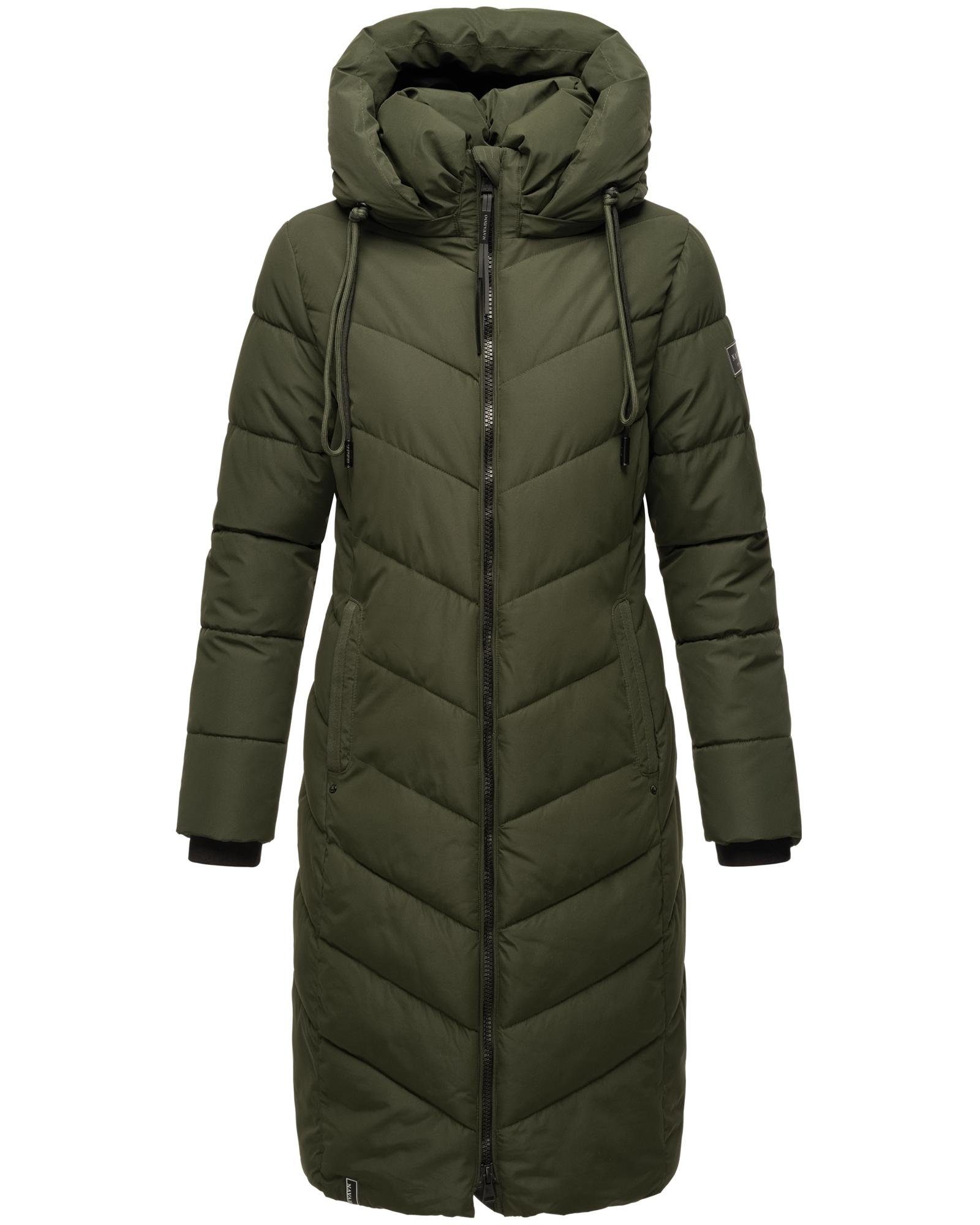 Navahoo Steppmantel Sahnekatzii XIV Schicker Wintermantel mit kuschlig warm wattiertem Kragen