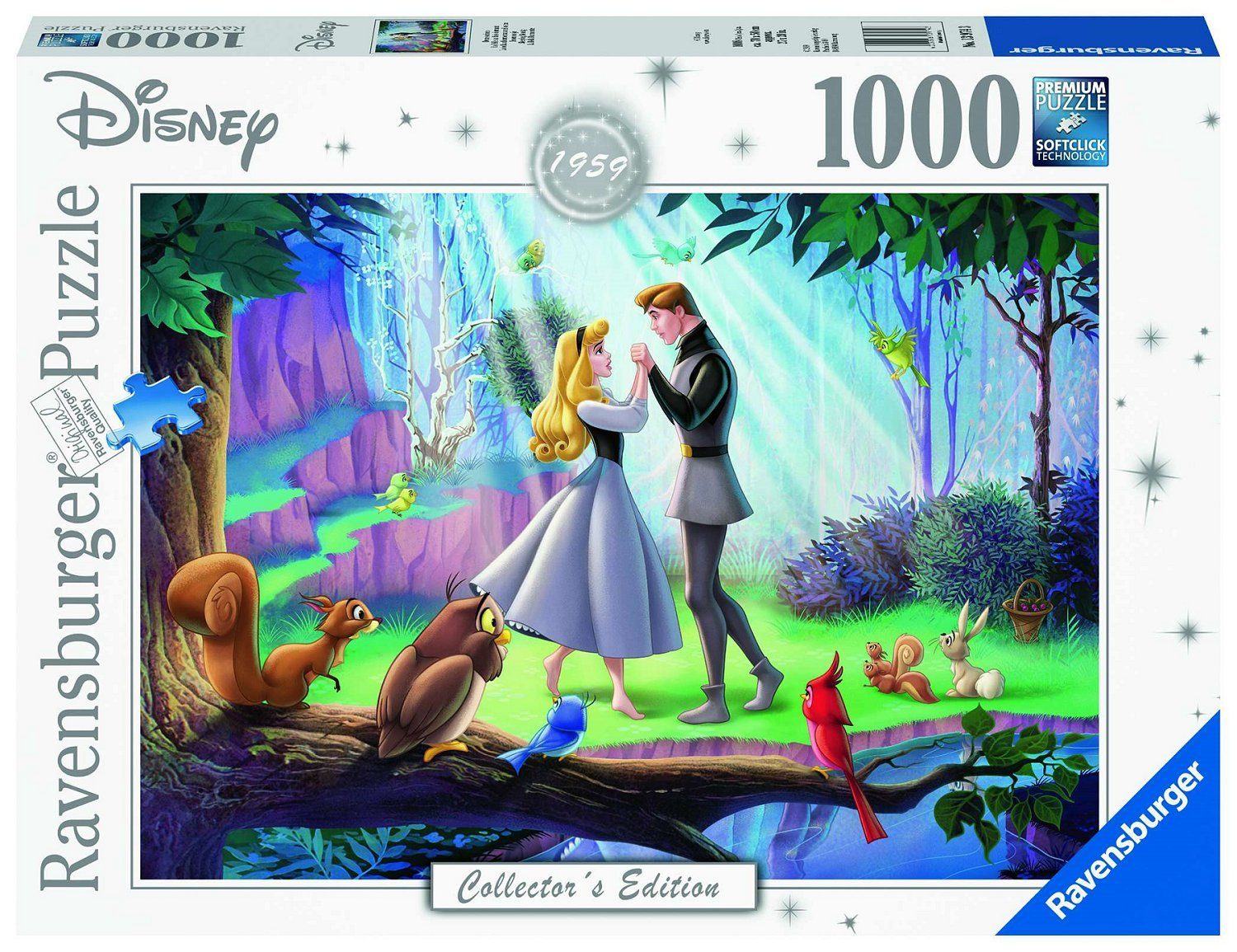 Ravensburger Puzzle 13974 Disney Dornröschen 1000 Teile Puzzle, 1000 Puzzleteile