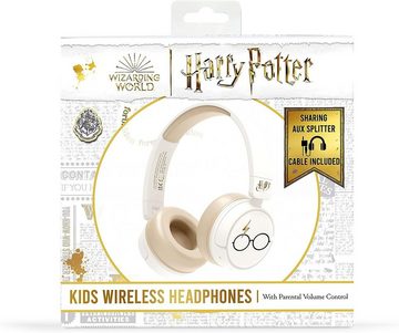 OTL Harry Potter faltbare, over-ear Kinder-Kopfhörer Bluetooth-Kopfhörer (Bluetooth, inkl. Aux-Splitter fürs Hören zu Zweit)