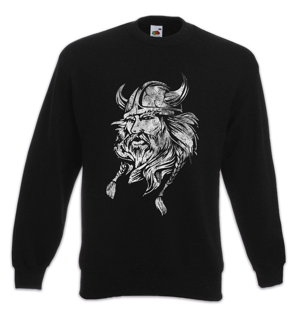 Sweatshirt Viking Head I Sweatshirt Wikinger Kopf Runen Vikings Runes Walhalla