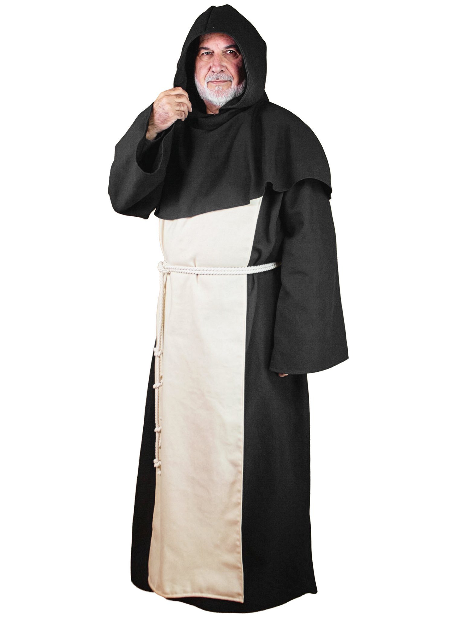 Metamorph Kostüm Mönchskutte Dominikaner - Paolo, Dieses Mönchskostum wirkt absolut echt, ob an Halloween oder auf eine
