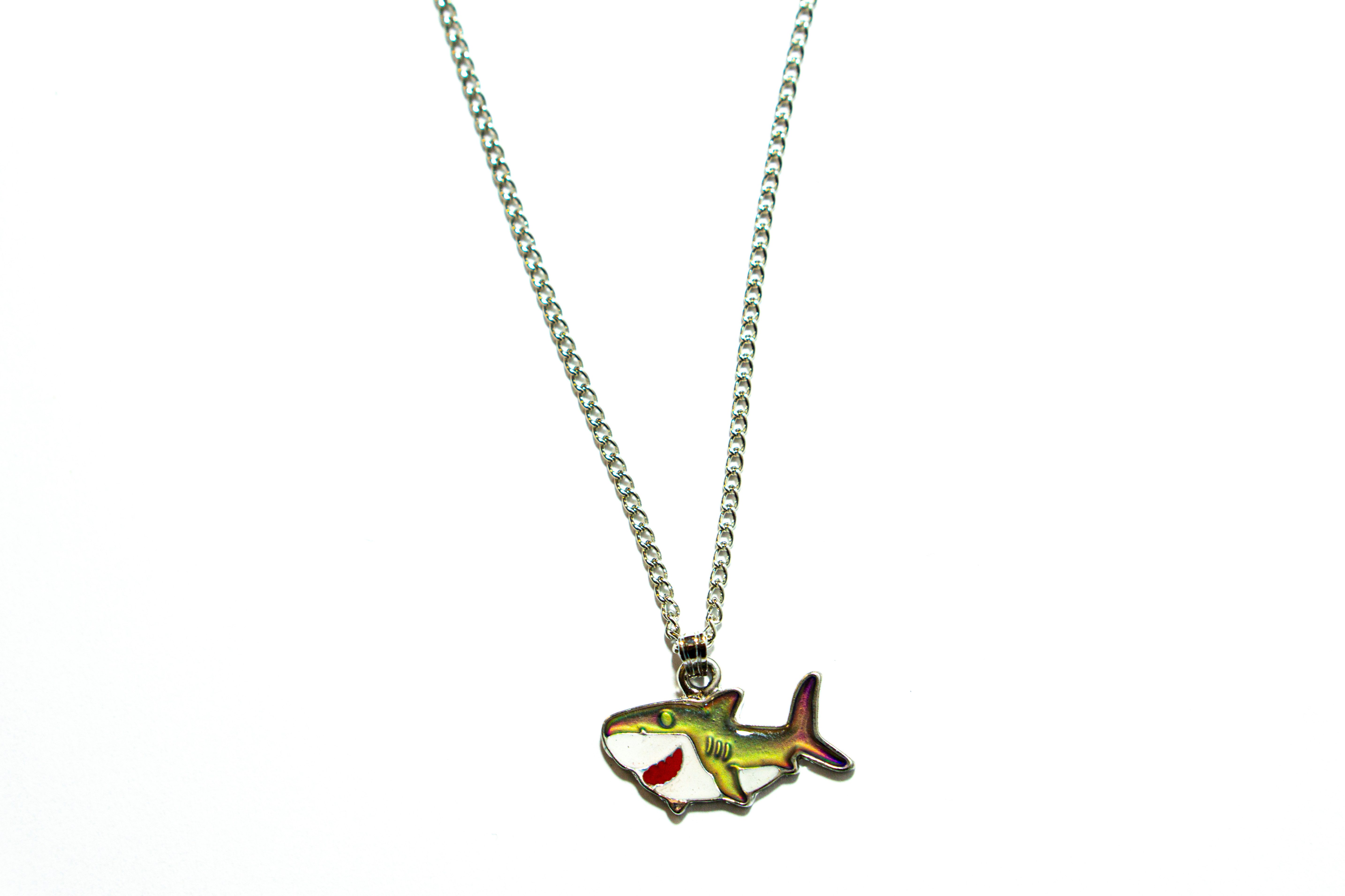 Cornelißen Kette mit Anhänger Stimmungskette mit Metallkette - Hai