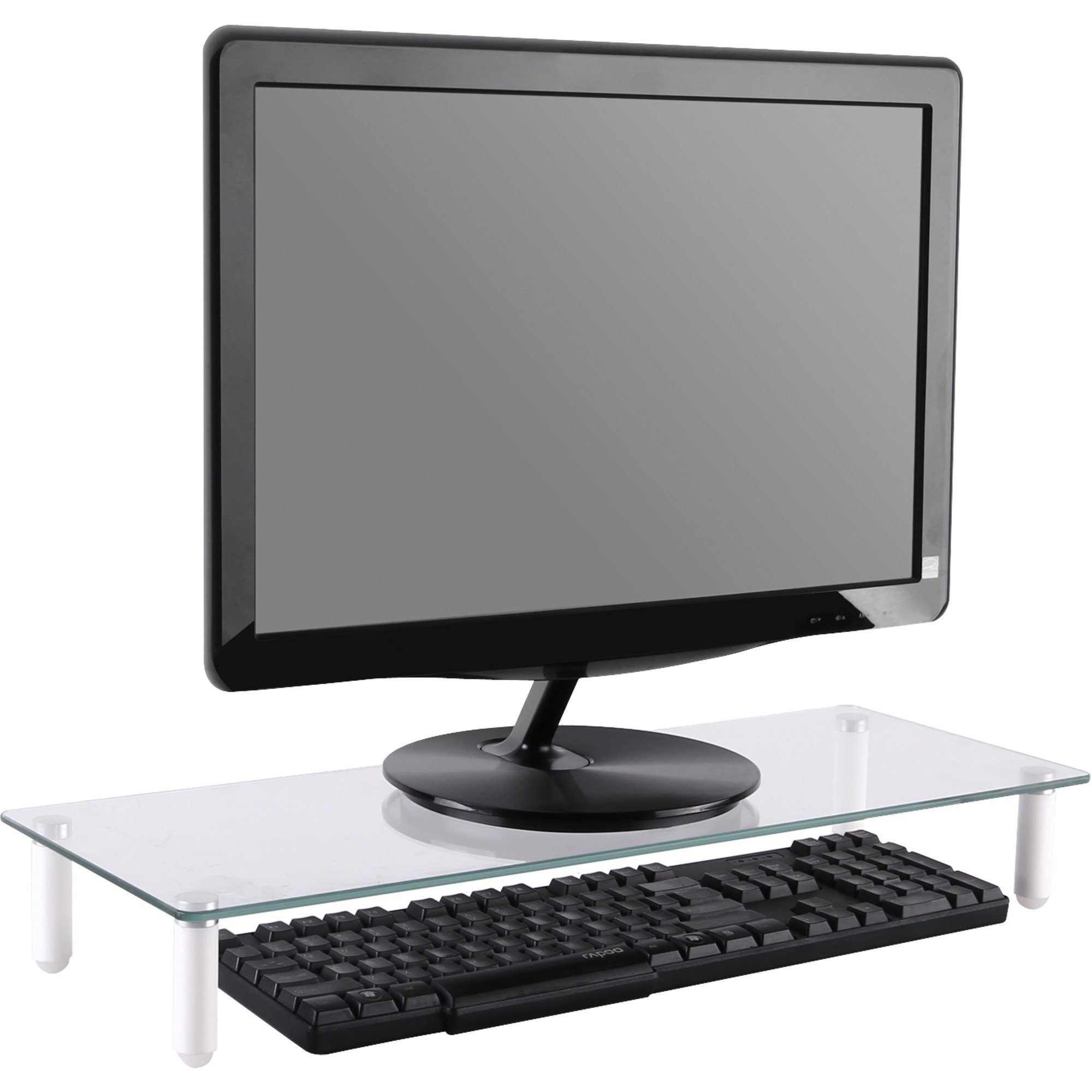 Digitus Monitor-Halterung Digitus Universal Glas Monitorerhöhung, Ablage