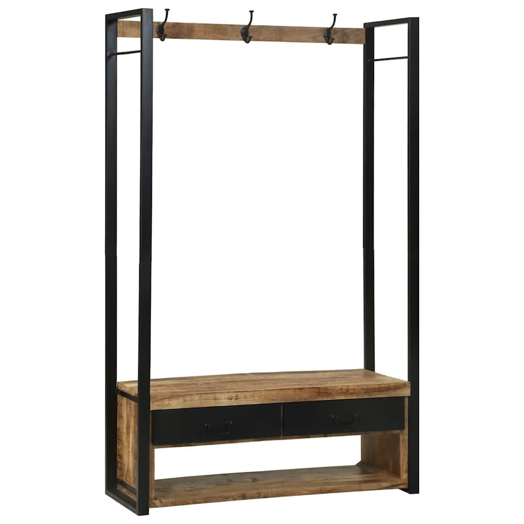 vidaXL Regal Вешалки для одежды Braun 110 x 40 x 185 cm Massivholz, 1-tlg.