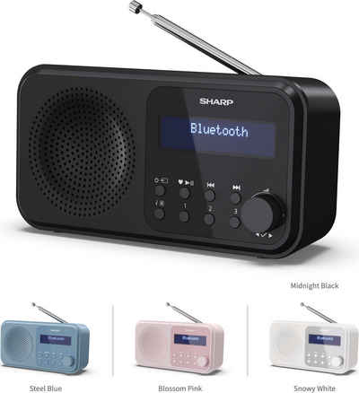 Sharp DR-P420 Radio (Digitalradio (DAB), FM-Tuner mit RDS, 2 W)