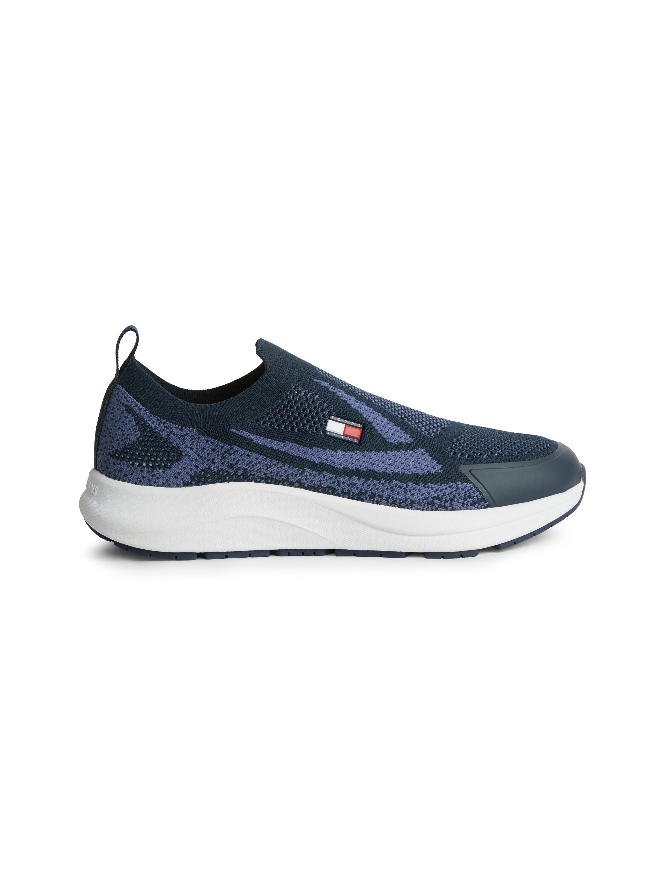 Tommy Jeans TJM KNITTED RUNNER Slip-On Sneaker Slipper, Halbschuh, Schlupfschuh mit Kontrastbesätzen – Bild 4 von 5