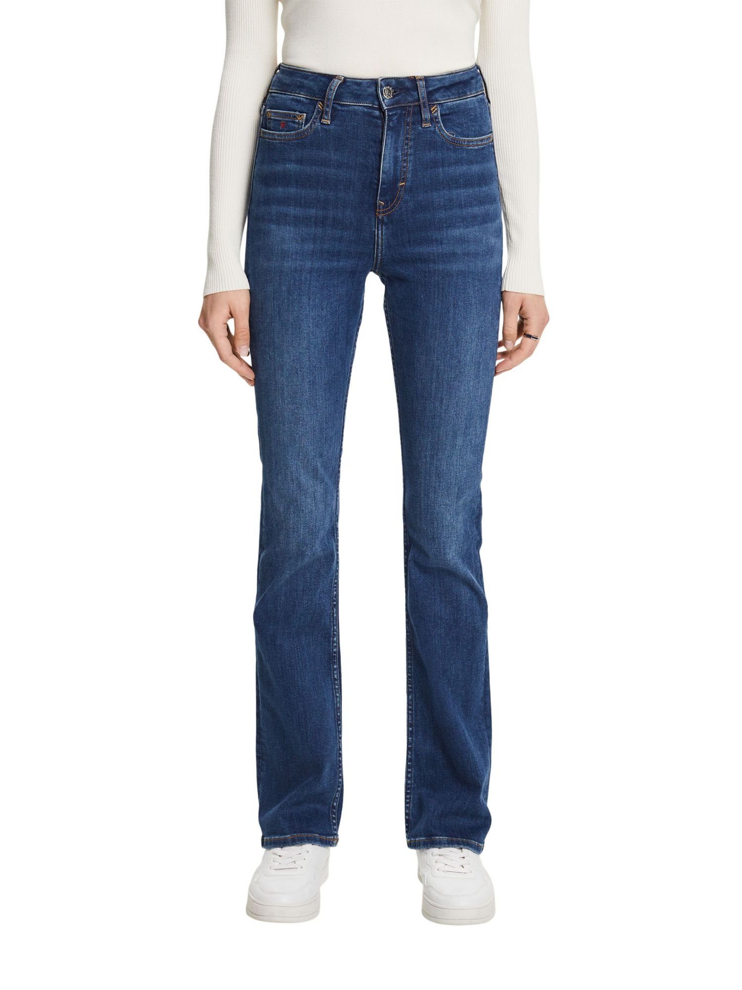 Bootcut-Jeans hohem mit Esprit Bund Premium-Bootcut Jeans