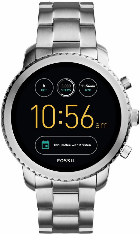 Fossil Smartwatches Q EXPLORIST, FTW4000 Smartwatch (Android Wear, mit individuell einstellbarem