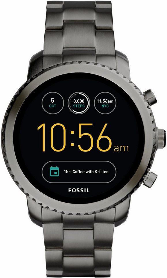 Fossil Smartwatches Q EXPLORIST, FTW4001 Smartwatch (Android Wear, mit individuell einstellbarem