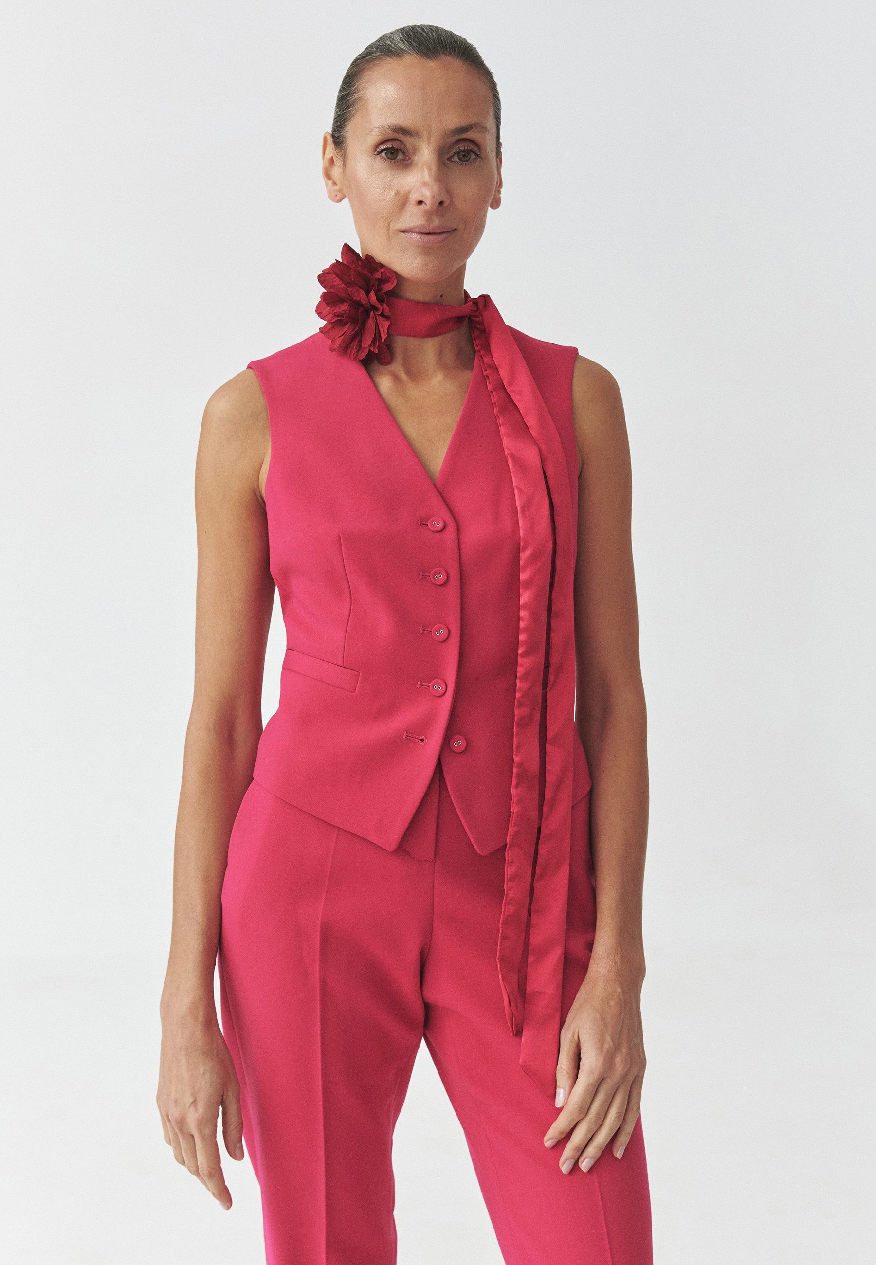 TATUUM Strickweste Fuchsia-Weste - Ronita 4