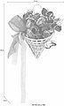 Kunstpflanze »Rosen mit Schmetterling im Korb 30 cm« Rosen, I.GE.A., Höhe 30 cm, Bild 2