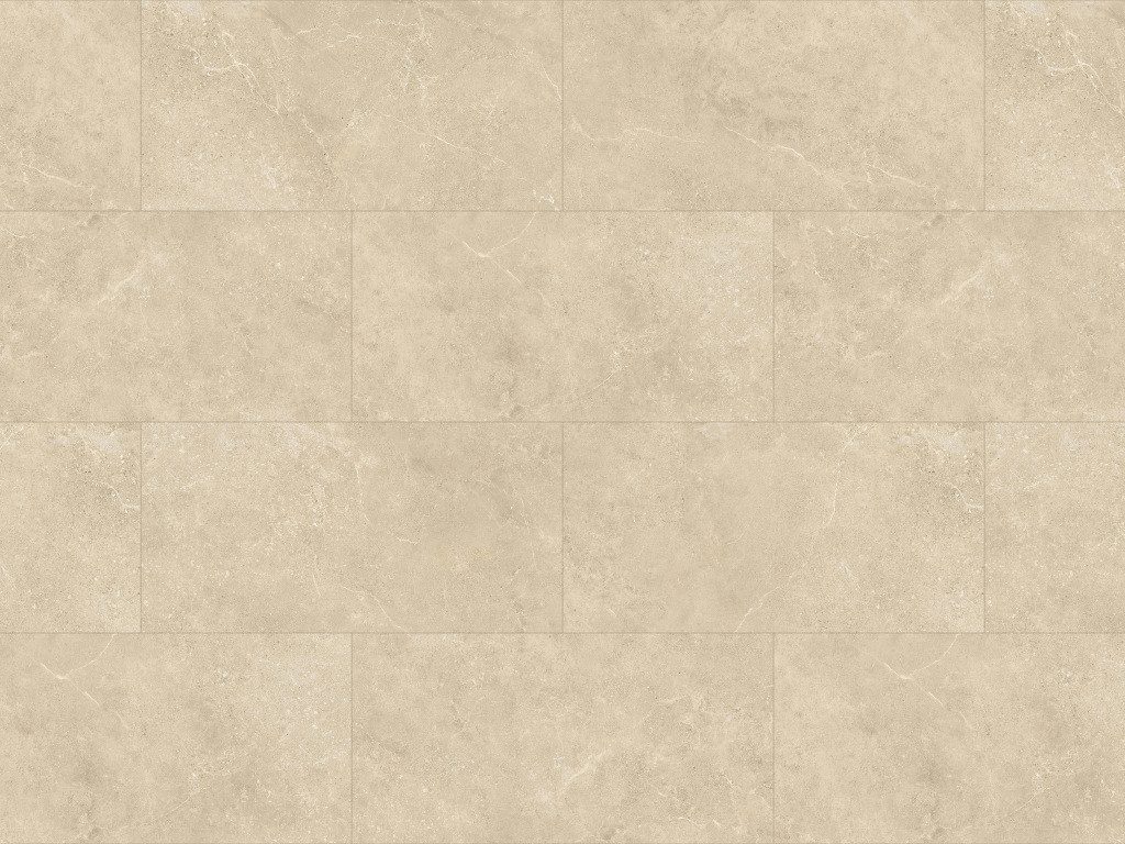 BASICfloor Vinylboden Vinylboden Premium Klickvinyl Travertin Fliese