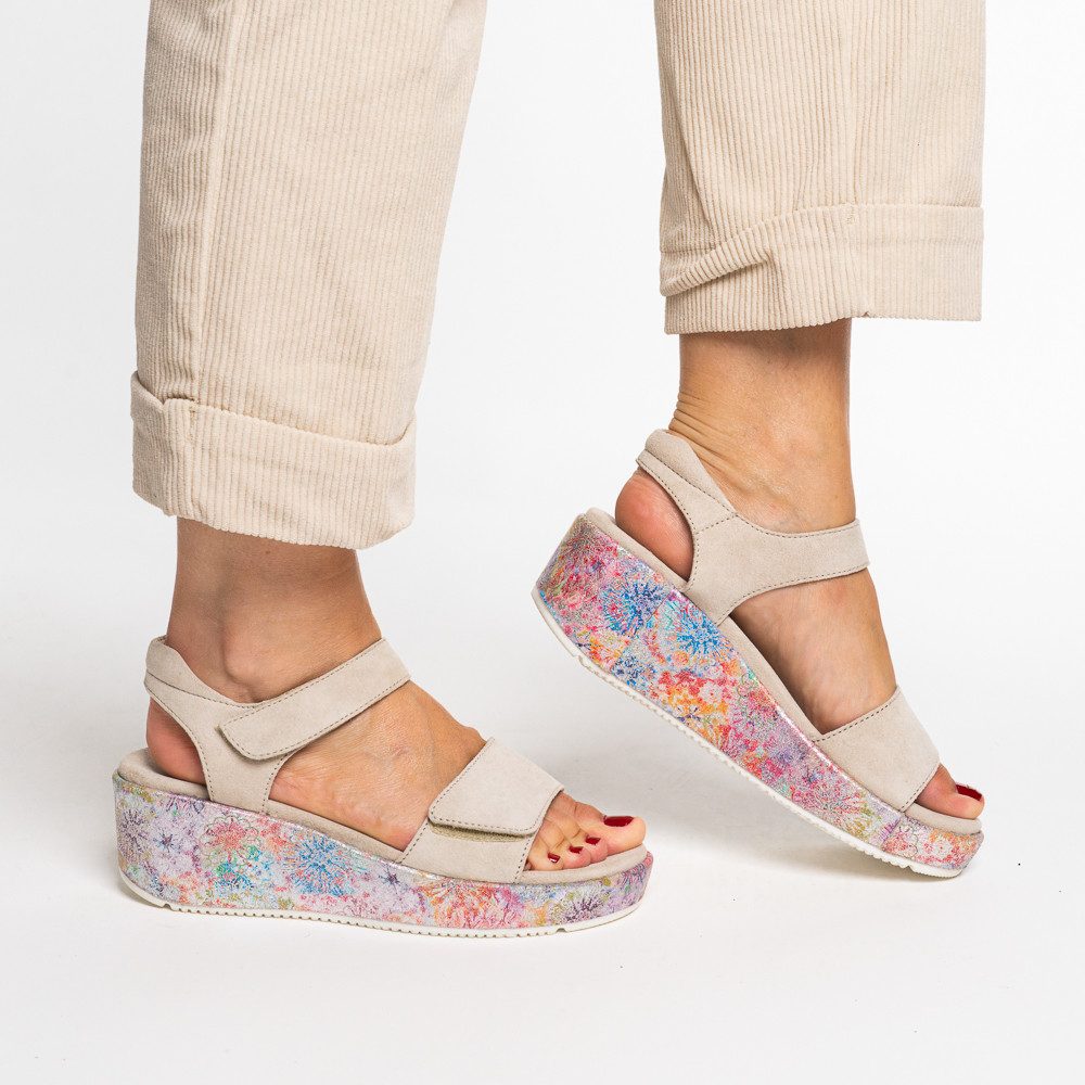 Ara RIMINI Keilsandalette Riemchensandale, Sommerschuh mit Klettverschlüsse günstig online kaufen