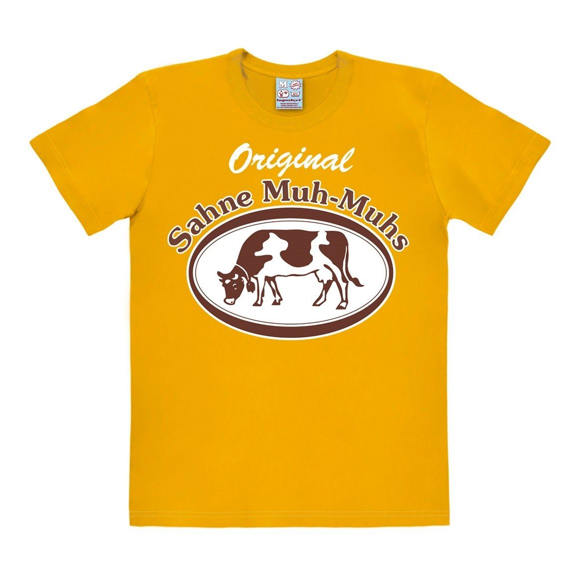 LOGOSHIRT T-Shirt »Sahne Muh-Muhs«, Modisches Sahne Muh-Muhs T-Shirt ...