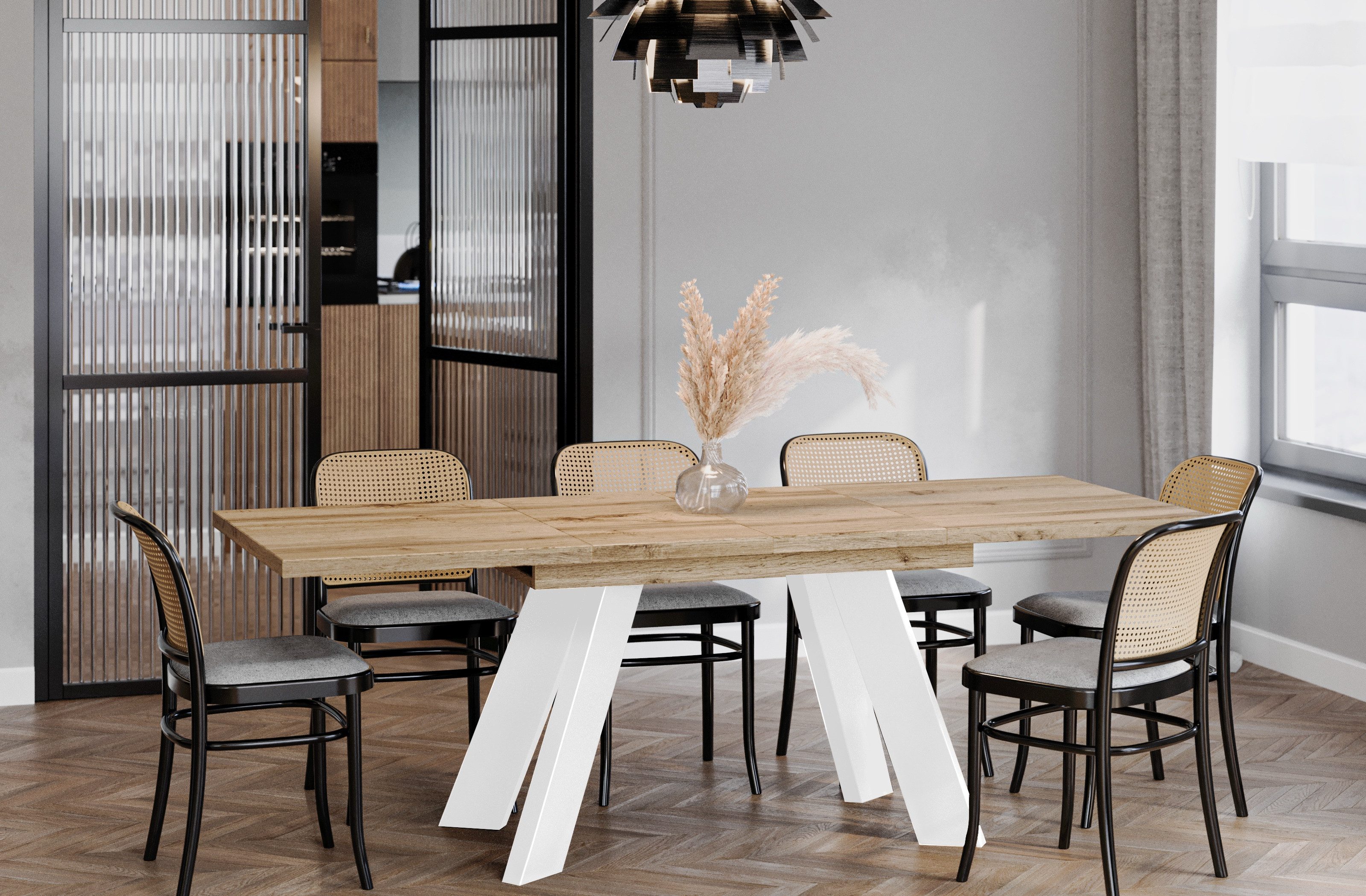 Endo-Moebel Esstisch "Coso" 130-210cm ausziehbar, erweiterbar, günstig online kaufen
