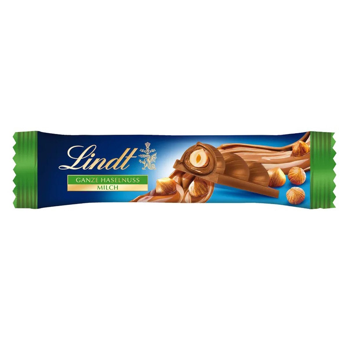 LINDT Schokolade, Lindt Nuss Deluxe Ganze Haselnuss Vollmilch Riegel 35g