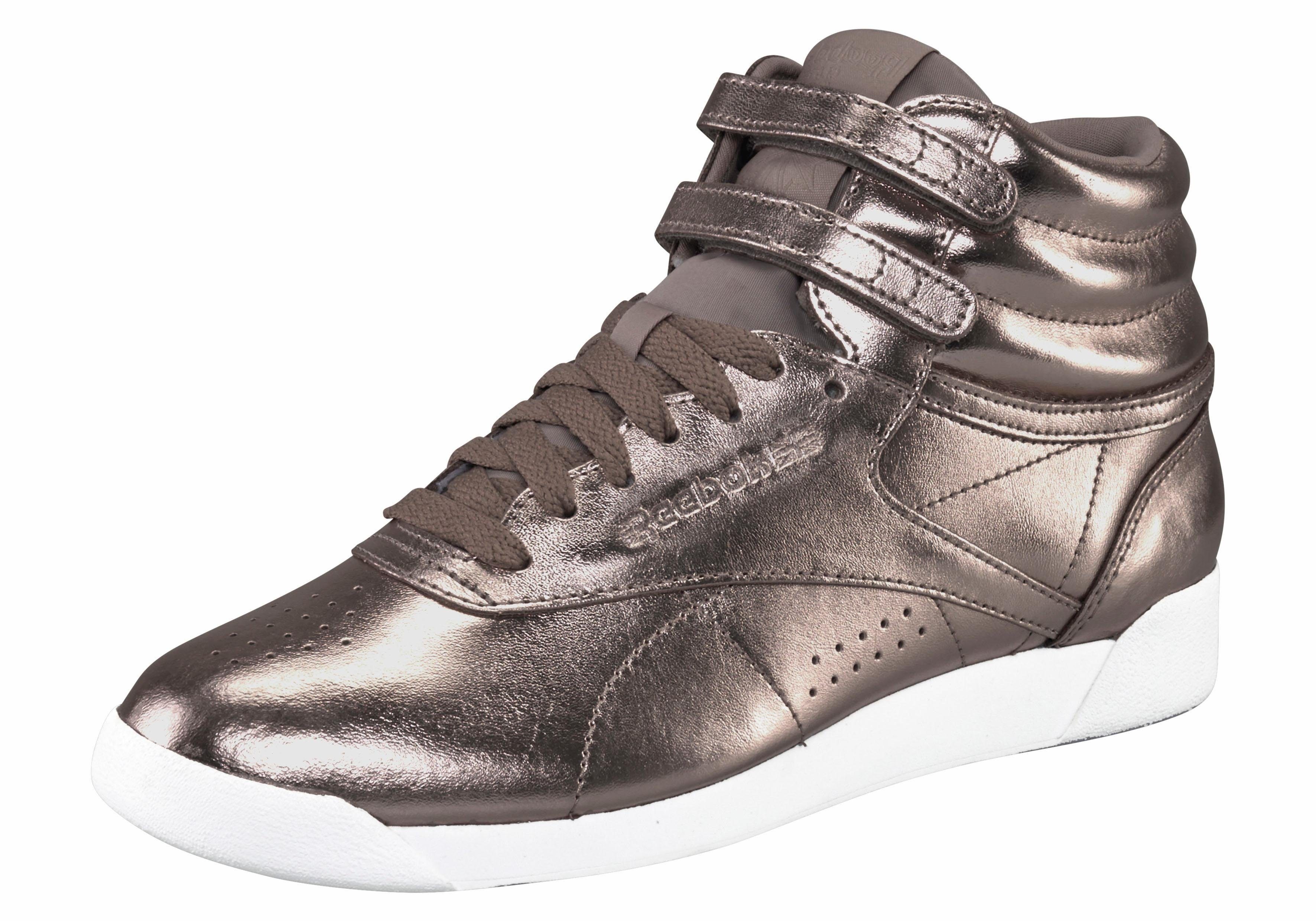 metallic high top reebok