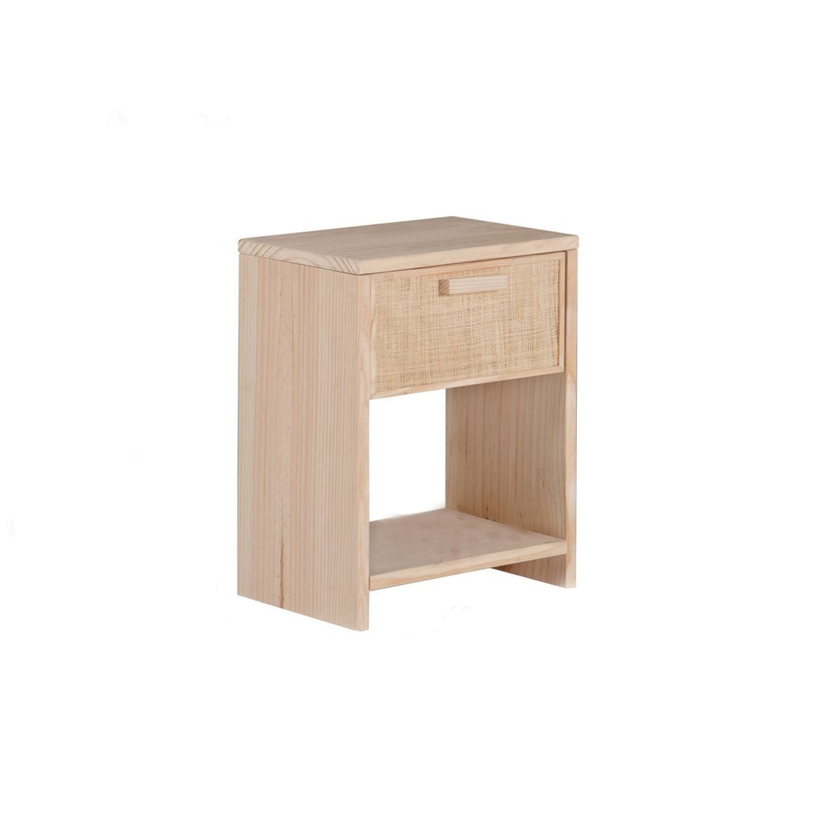 Astigarraga Kit Line Drehtürenschrank Nachttisch Kommode Beistelltisch eine Schublade, praktisch und klein