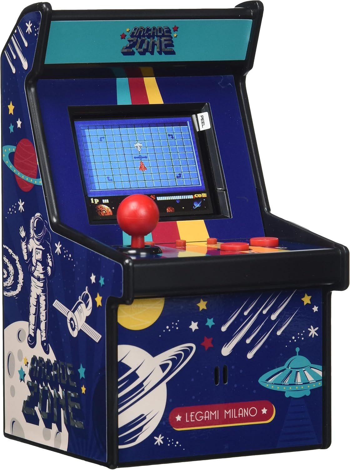 Legami Spiel LEGAMI Arcade Zone Mini-Videospiel SPACE – 240 Spiele