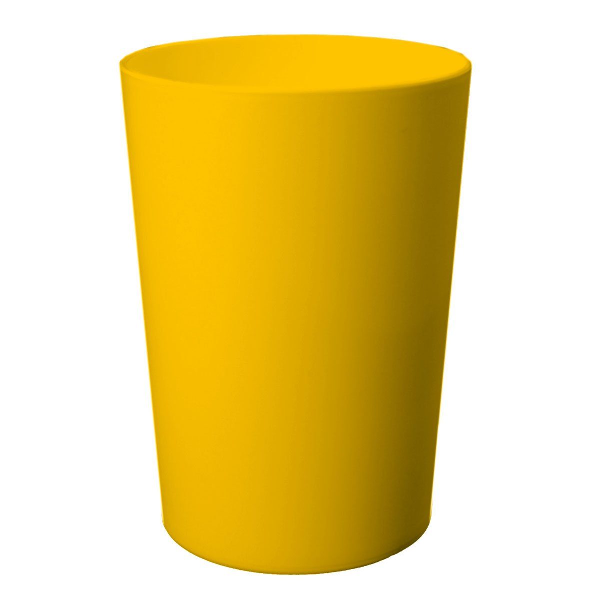 mehrweg.pro Mehrwegbecher Becher "Pure", Kunststoff, (Sparset, 30-tlg., 30) standard-gelb